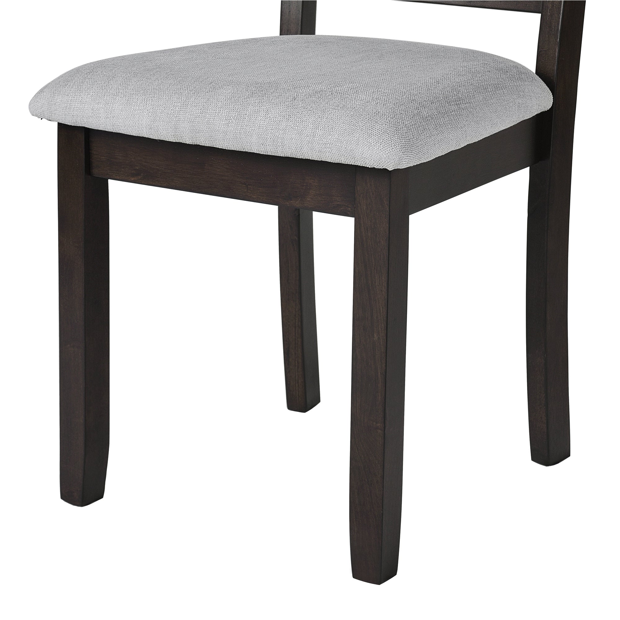 Stylish Upholstered Fabric Dining Chairs Set of 2 - Solid Wood Legs & Padded Seat for Kitchen, Diner & Breakfast Nook - Perfect for Small Spaces & Home Decor