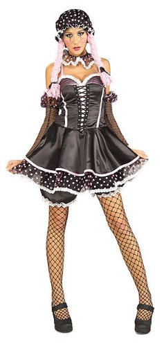 Women's Sassy Rag Doll Costume for Adults - Vintage Inspired Halloween Outfit & Cosplay Dress Up Party