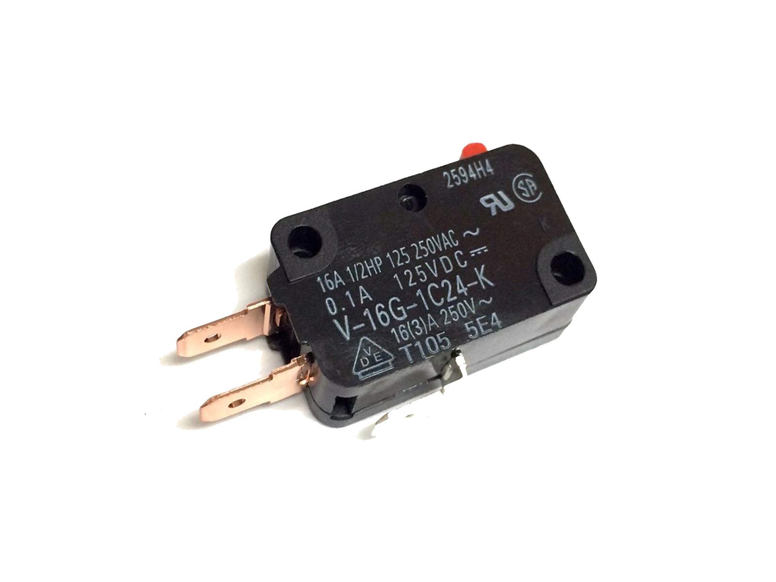 ClimaTek Upgraded Microwave Door Switch Replacement for Roper Amana R0654095 R0654175 R9800417 - Compatible with Various Microwave Models for Easy DIY Repair