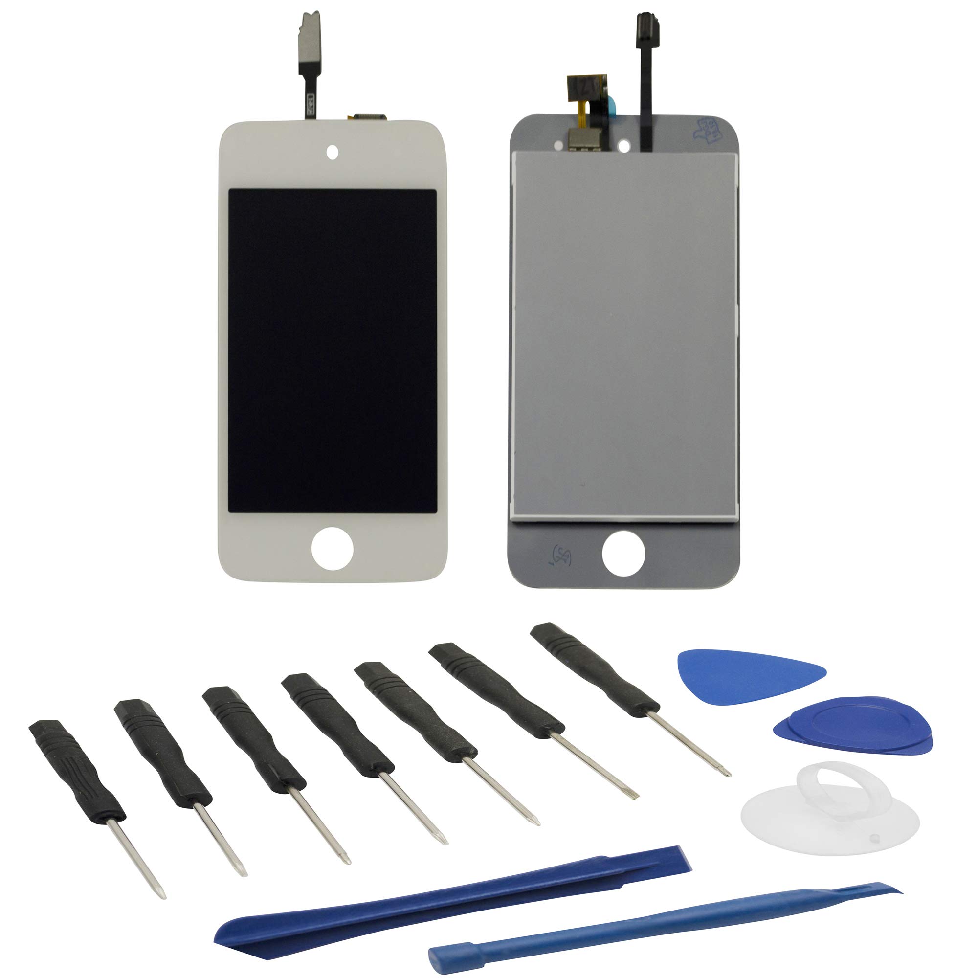 Original Title: Best Shopper - LCD Screen + Touch Digitizer Compatible with Apple iPod 4th Generation - White   Optimized Title: **Apple iPod 4th Generation LCD Screen & Touch Digitizer Replacement - High Quality White Display Panel for DIY Repair - Perfect for Home, Office, and School Use**