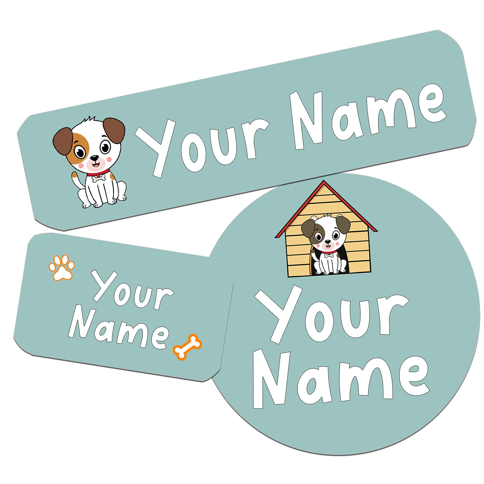 Custom Waterproof Name Labels for Kids - School, Daycare & Water Bottles