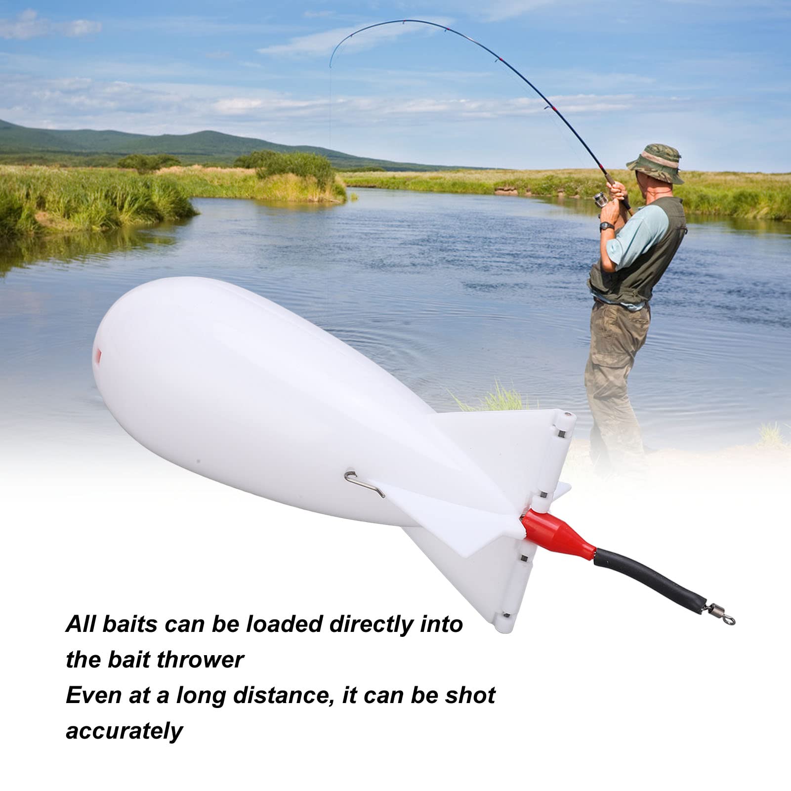 **Portable Fishing Float Holders - Durable Bait Tool & Feeder for Carp Fishing - Wear-Resistant Bomb Float Lure Holder for Nesting - Ideal for Freshwater & Saltwater Angling**