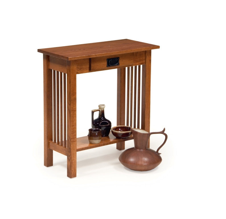 Vintage Alamo Mission Hall Console Table - Rustic Wood Entryway Table for Hallway, Living Room & Foyer Decor | Perfect for Farmhouse, Spanish Colonial & Southwest Style Homes
