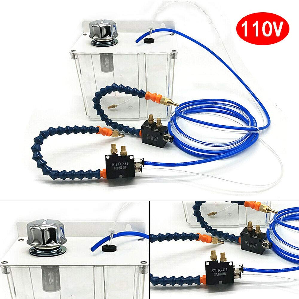 High-Performance Coolant Spray Pump System for CNC Lathe & Milling Machines - Large Capacity Self-Priming Cutting Coolant Sprayer for Water, Oil & Coolant - Ideal for Metalworking, Drilling & Industrial Cooling Applications