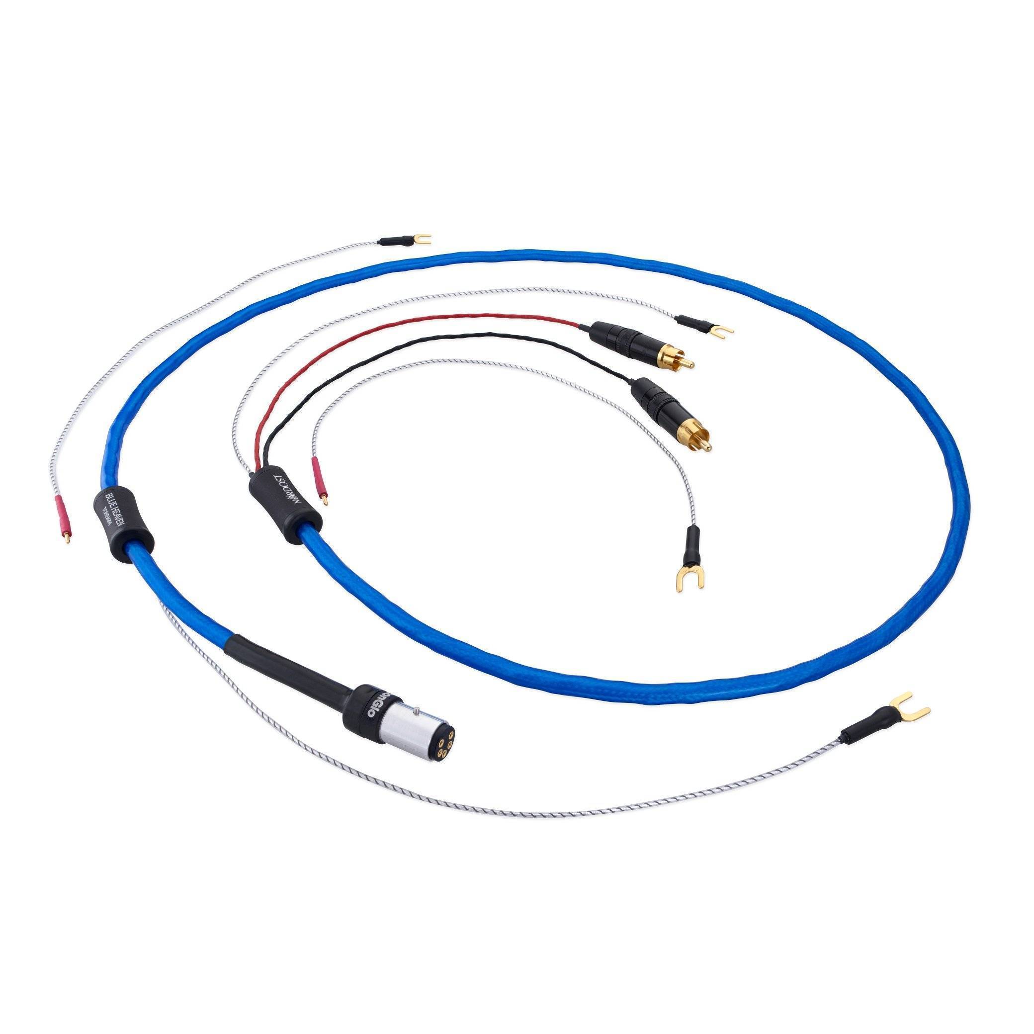 Nordost Blue Heaven Premium Tonearm Cable for Turntables - High-Performance Audio Cable for Vinyl Enthusiasts - Perfect for Home Audio Systems and Hi-Fi Setups