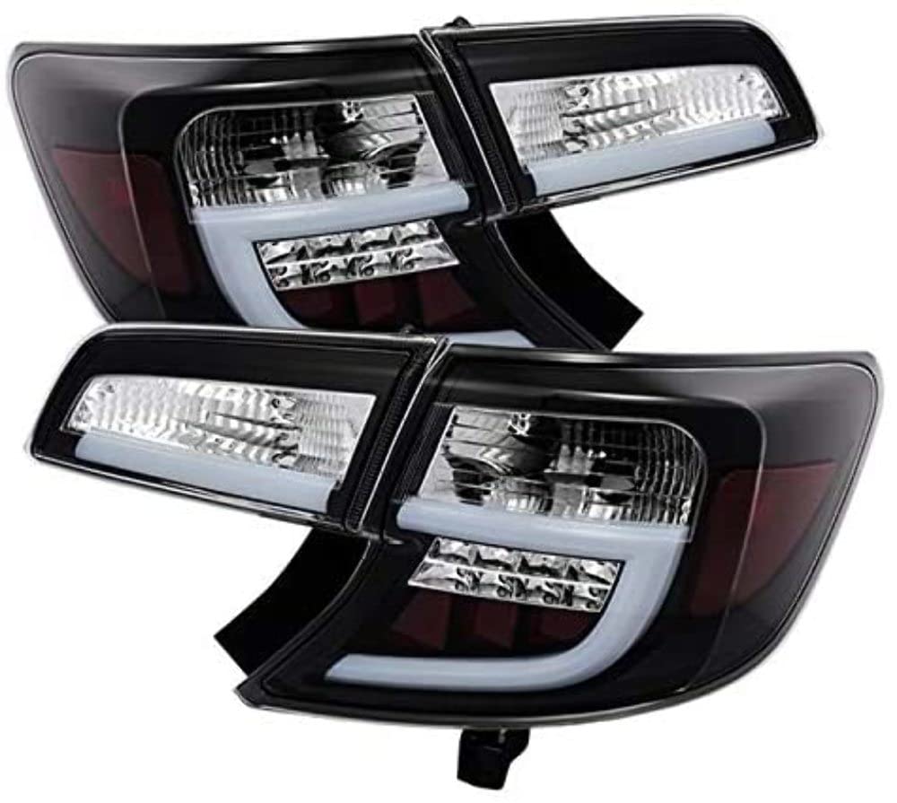Spyder Auto 5079411 LED Tail Lights - Black/Clear Smoke Lens - High Visibility Brake Lights - Compatible with [Vehicle Model] - Perfect for Night Driving & Car Customization
