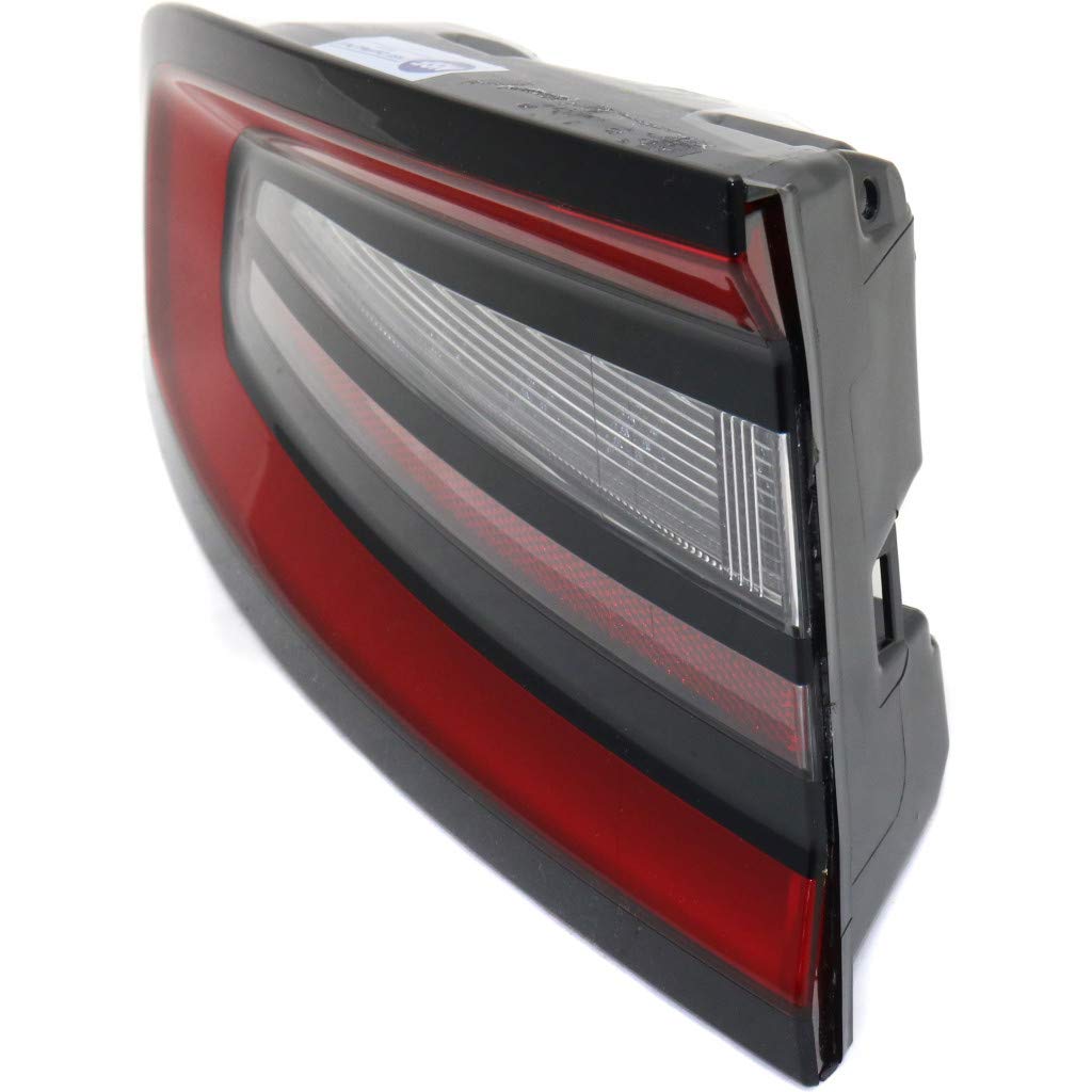 2015-2018 Dodge Charger LED Tail Light Assembly - Driver Side (CH2800208) | DOT Certified Replacement for 68213145AC & 68213145AB | Includes Bulbs | Enhanced Night Visibility & Safety for Street Driving