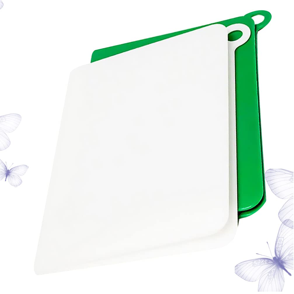Hemoton 2-Pack Foldable Cutting Boards - Non-Slip Kitchen Prep Mats for Chopping, Slicing & Food Prep - Durable Plastic Chopping Board for Fruits, Vegetables & Meat - Perfect for Home Cooking, Camping & Outdoor Use