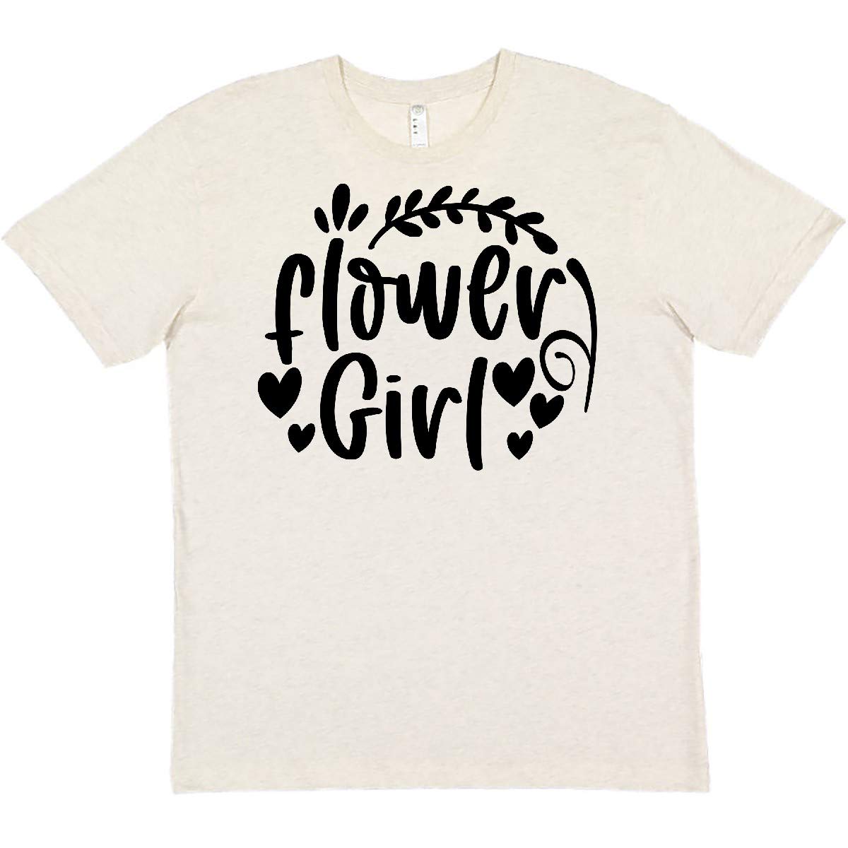 Inktastic Flower Girl T-Shirt for Kids - Cute Floral Graphic Tee for Girls | Perfect for Birthday Parties, School, and Everyday Wear
