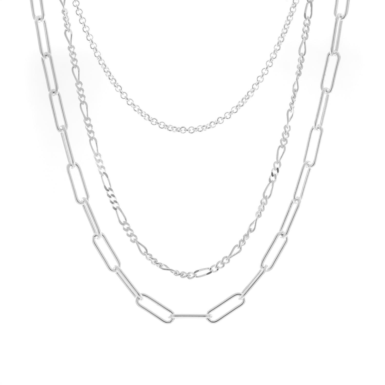 Stylish Sterling Silver Paperclip Chain Necklace - Perfect for Layering & Everyday Wear