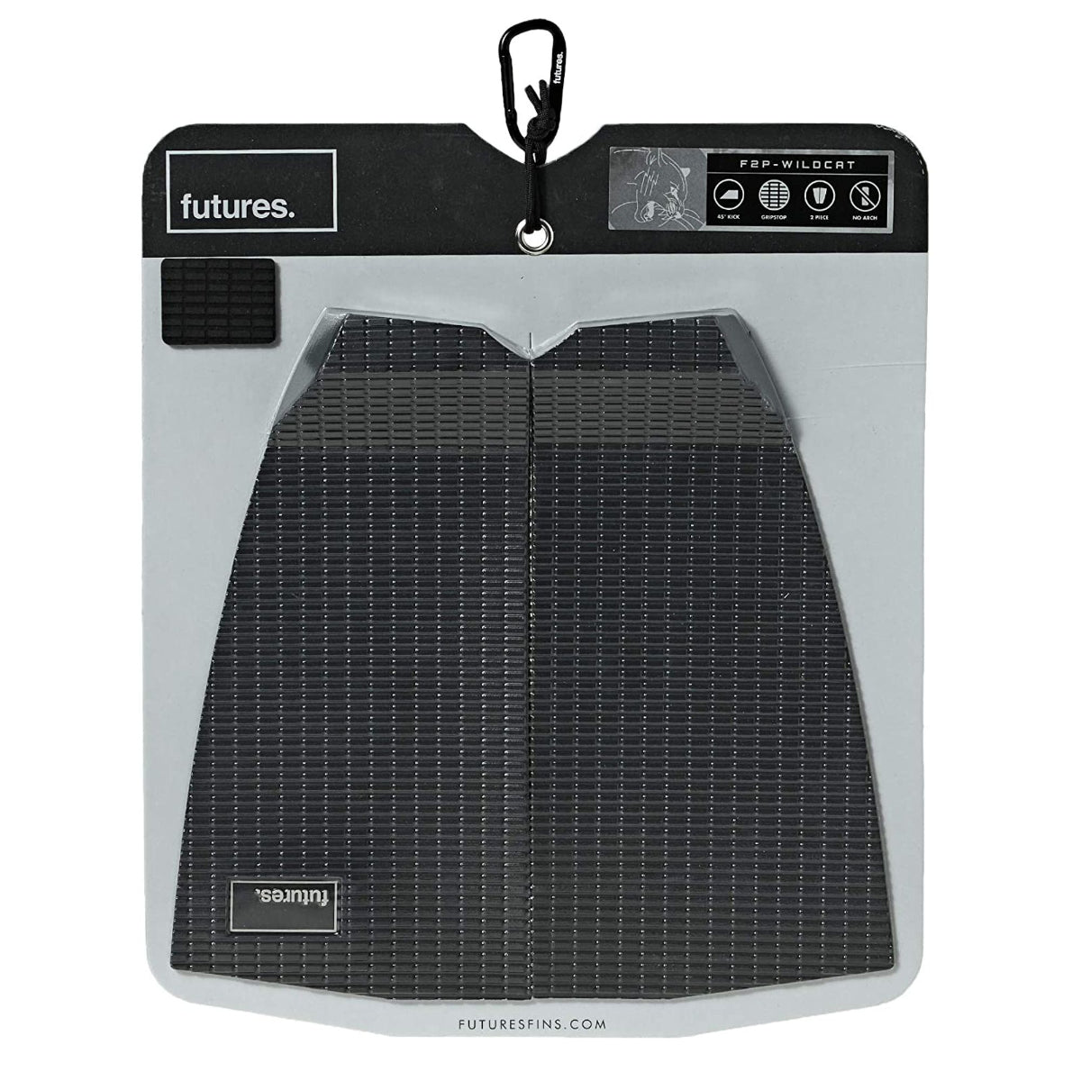 Premium Non-Slip Deck Pads for Surfboards - Compatible with Futures Fins - Wildcat Traction Technology for Ultimate Grip - Perfect for Surfing, Paddleboarding & Water Sports