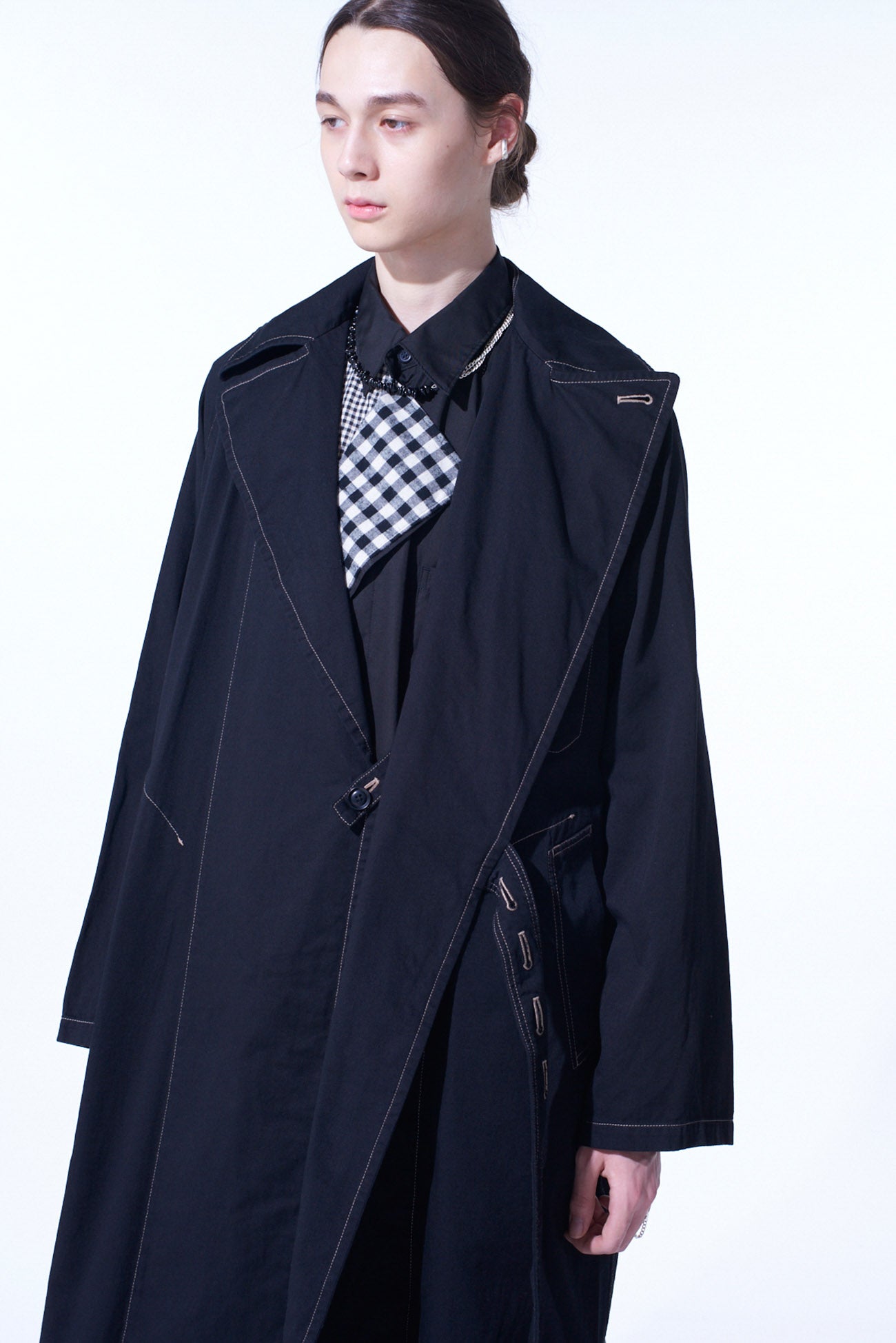 Men's Cotton Twill Garment Dyed Tie Locken Coat - Stylish Casual Outerwear for Fall & Winter | Perfect for Office, Travel & Everyday Wear