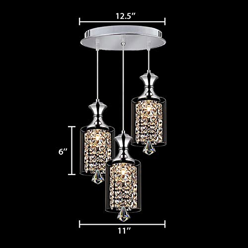 Modern Crystal LED Pendant Light - 39