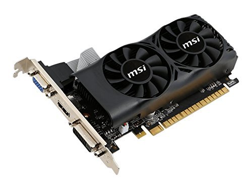 MSI N750Ti-2GD5TLP Gaming Graphics Card - 2GB GDDR5, Low Profile Design for Small PC Builds - Perfect for 1080p Gaming, Video Editing & Home Theater PCs