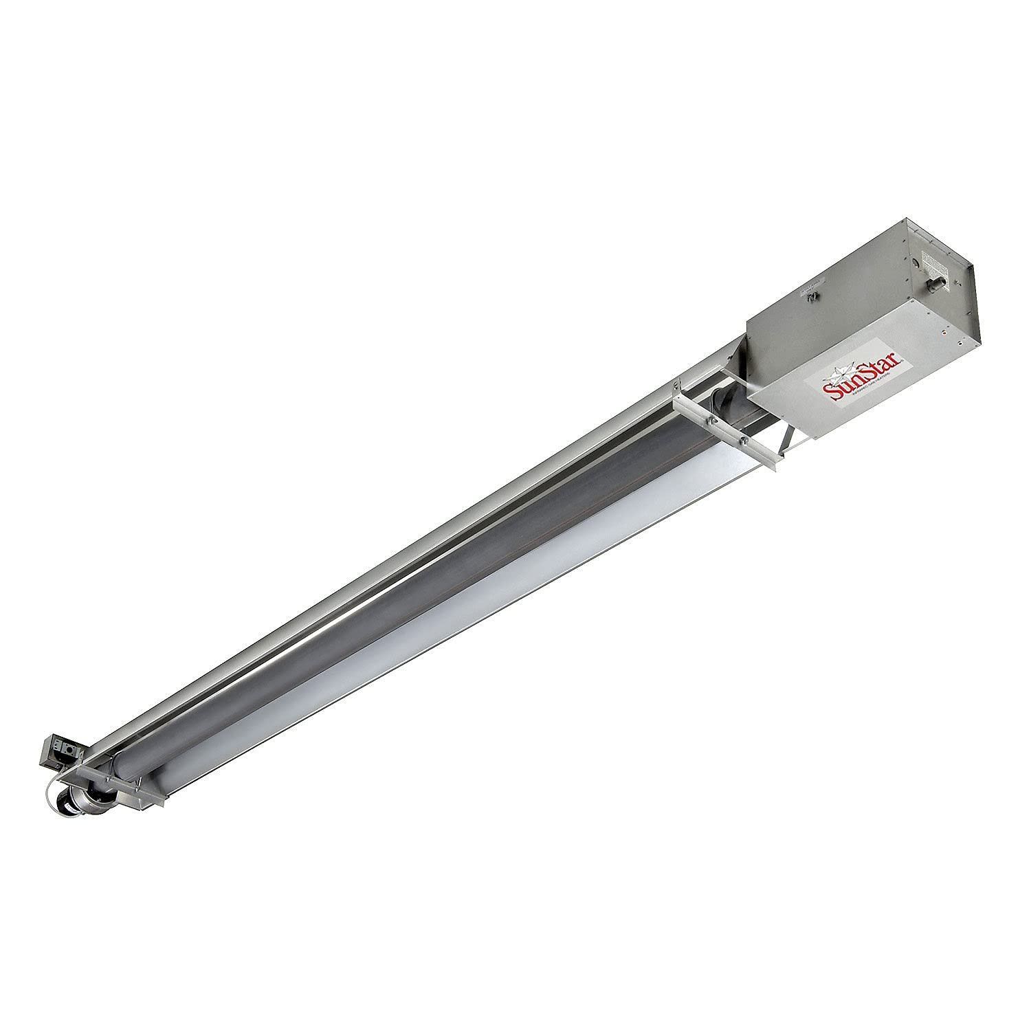 SunStar 100K BTU Propane Infrared Heater with Vacuum Straight Tube - Tough Guy 30L for Outdoor, Garage, and Workspace Heating