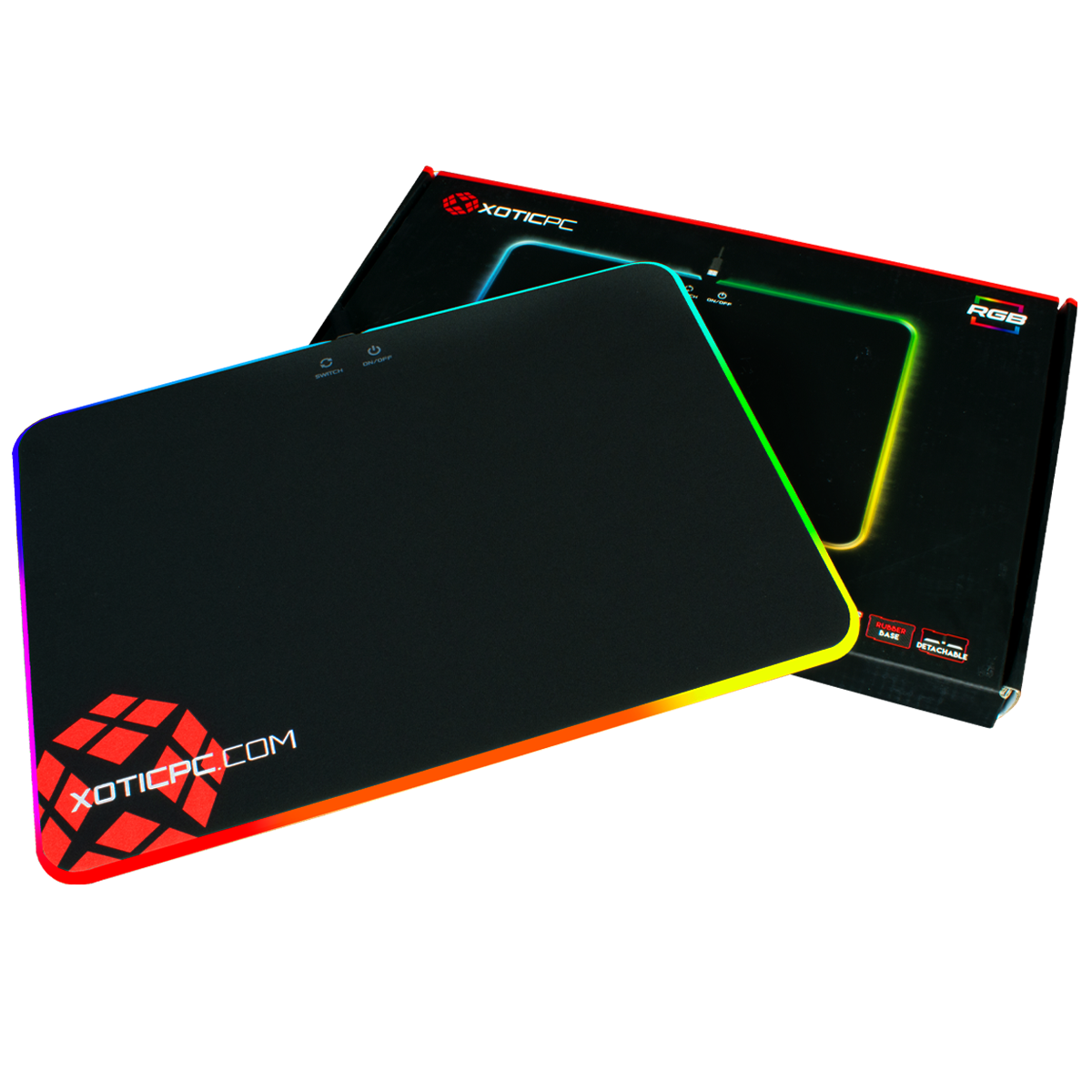 XOTIC PC RGB Gaming Mouse Pad - Large Extended Non-Slip Surface with Chroma Lighting | Perfect for Gamers, Graduates & Fathers Day Gifts | Ideal for PC, Laptop & Office Setup