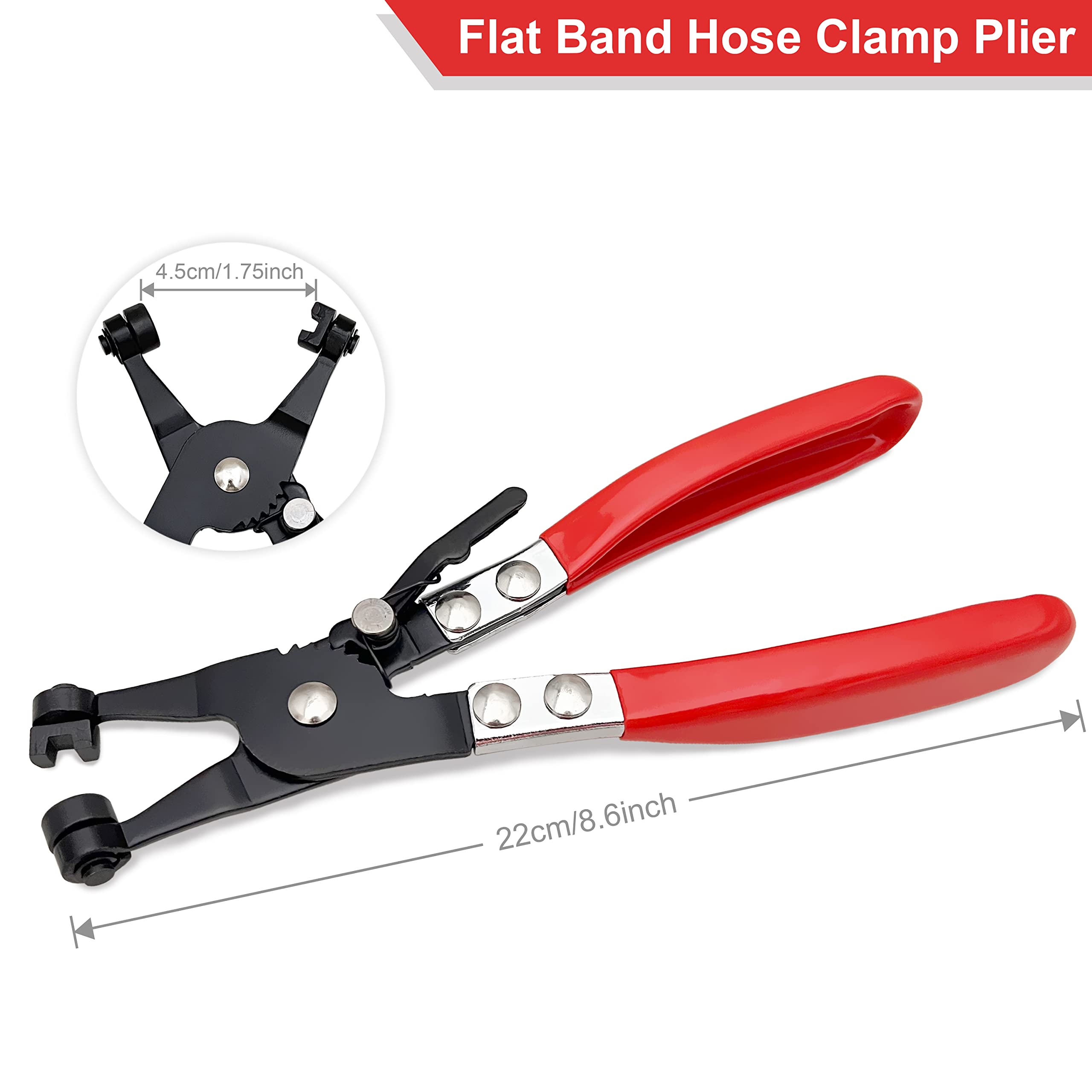 3Pcs Hose Clamp Pliers Kit for Automotive Radiator & Water Hose Repair