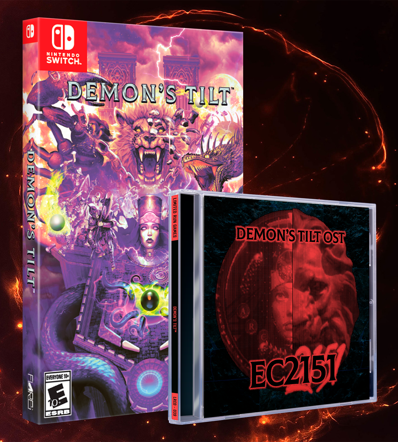 Demon's Tilt - Nintendo Switch Game | Arcade Pinball Action Adventure | Perfect for Home Entertainment & Retro Gaming Nights