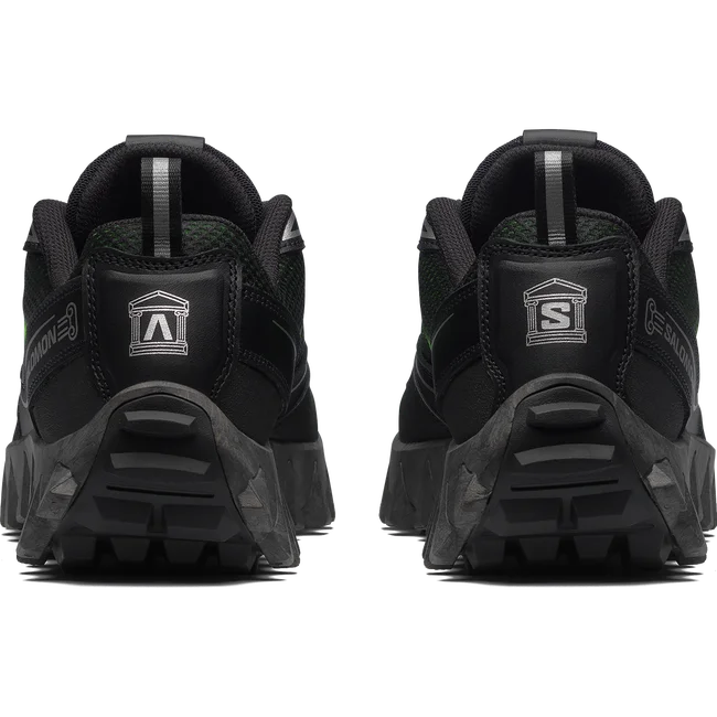 ARIES X SALOMON SNOWCLOG - Waterproof Winter Boots for Men & Women | Black/Green Gecko/FTW Silver | Snow Hiking, Outdoor Adventures & Cold Weather Activities