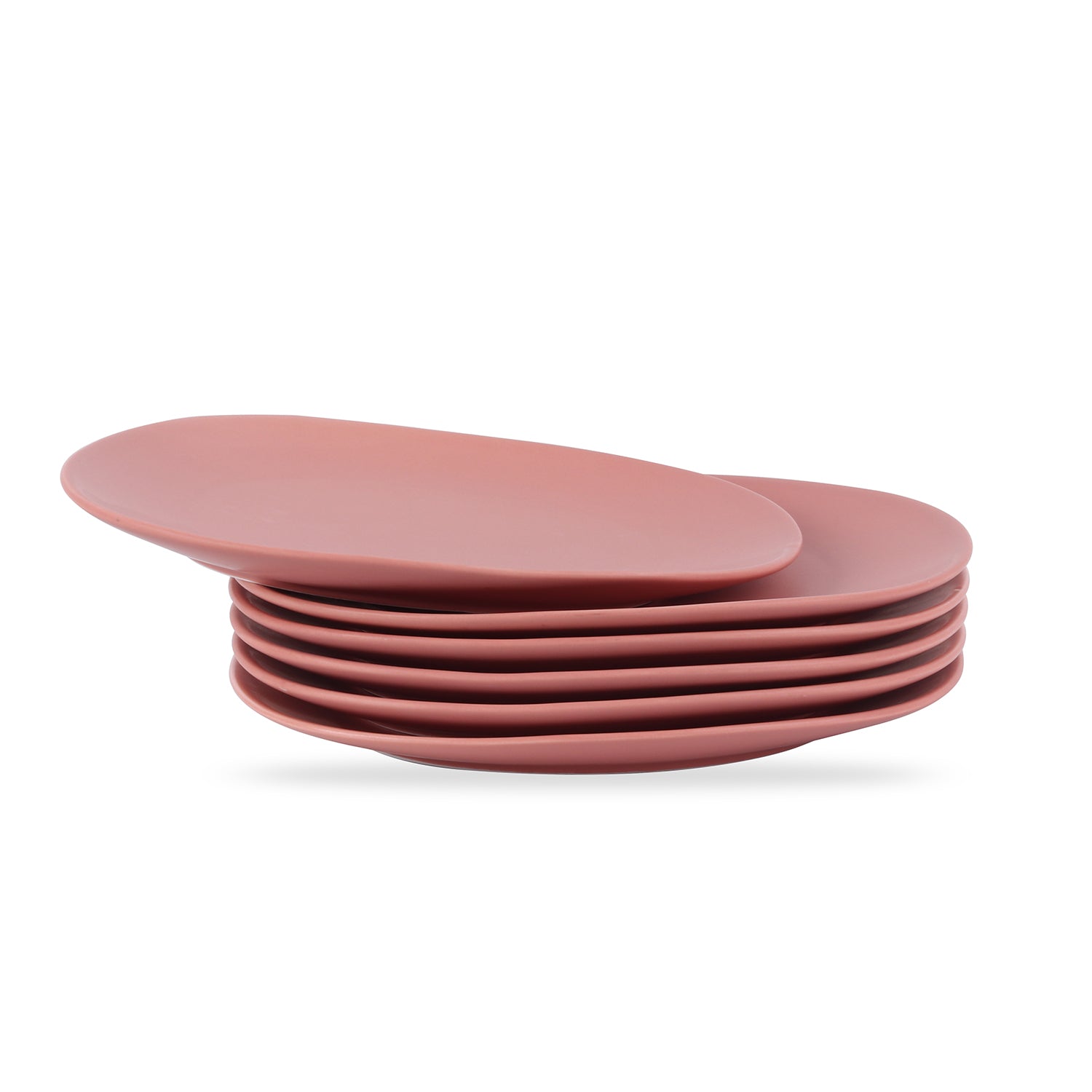 Delilah Porcelain Salad Plate Set of 6 - Elegant Dinnerware for Fine Dining, Parties & Home Decor | Dishwasher Safe & Chip Resistant
