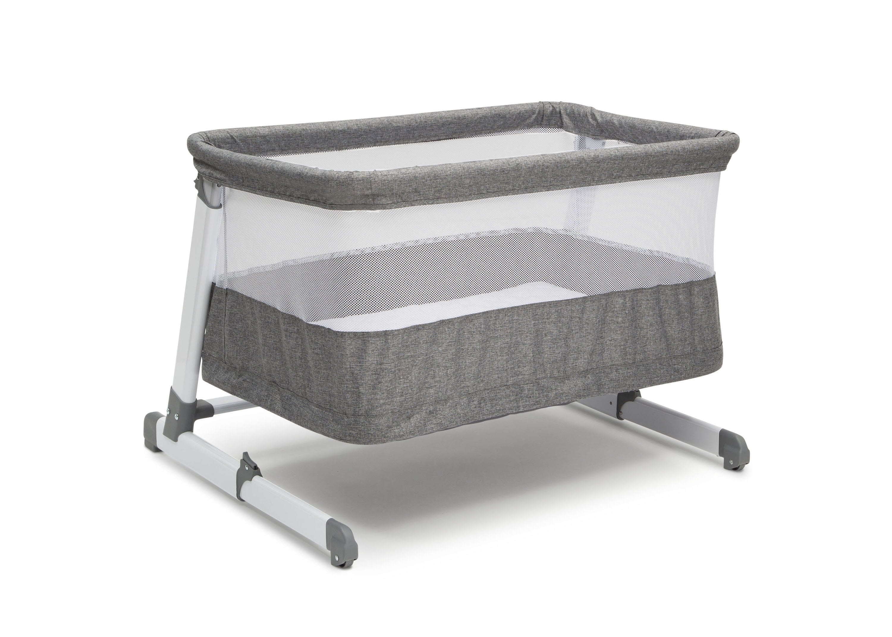 Simmons Kids Room2Grow Convertible Bassinet - Adjustable Crib for Newborn to Toddler | Nursery Bedside Sleeper for Safe Co-Sleeping | Perfect Baby Gift for Shower & New Parents