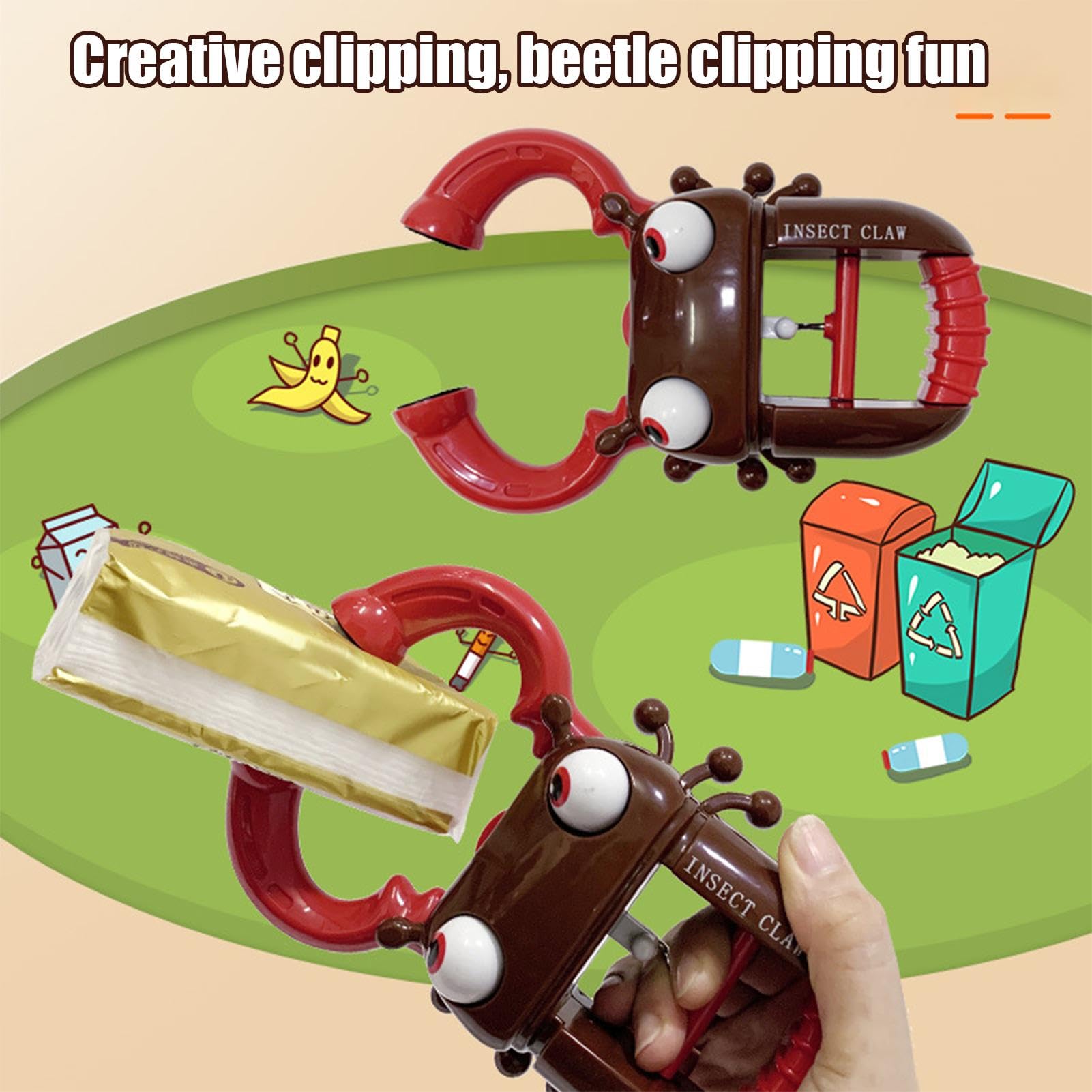 Interactive Robot Hand Toy - Fuuxtci Robotic Arm Grabber Claw, Cartoon Elastic Robot Arm Toy for Kids | Fun STEM Learning Toy for Parties, Gifts & Playtime