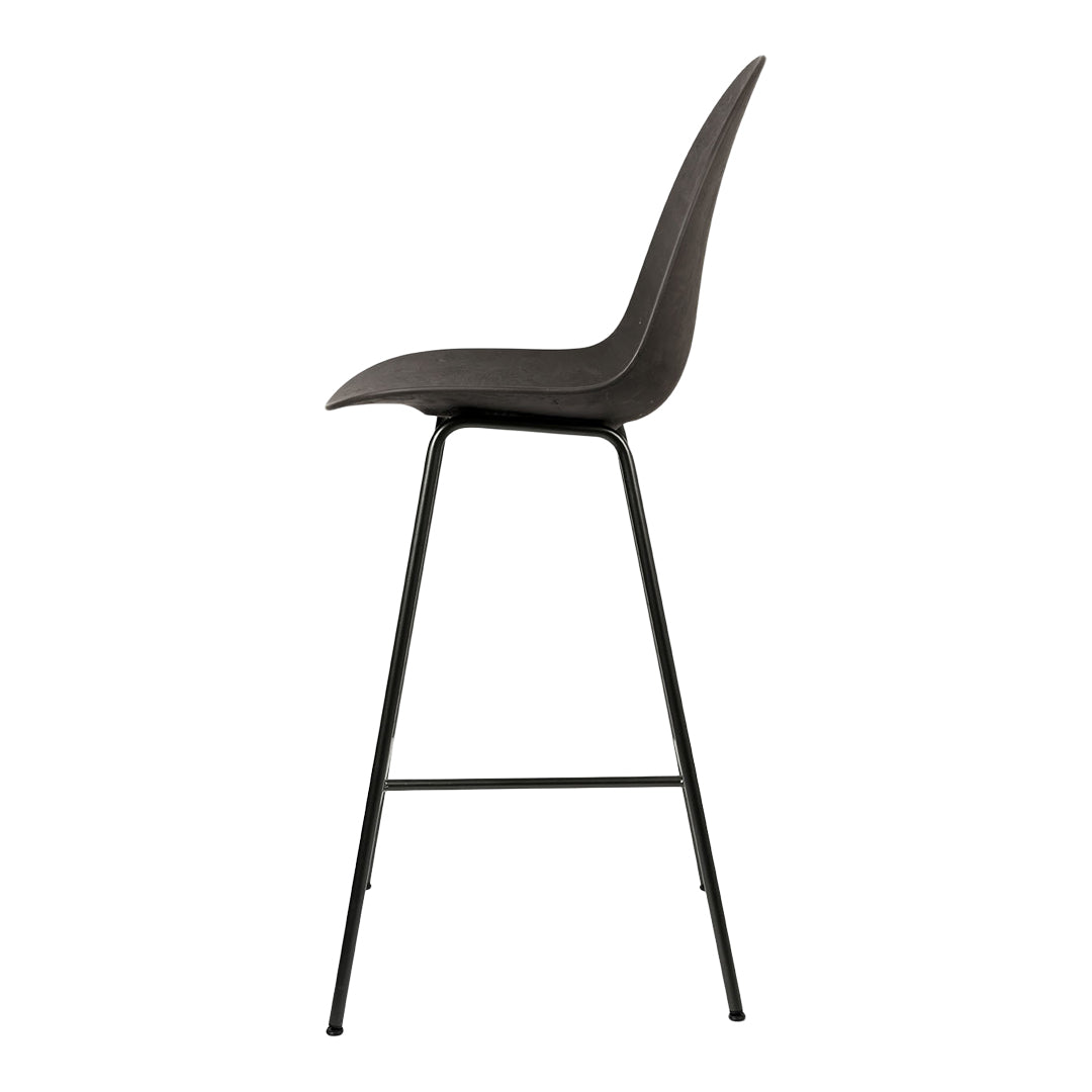 Eternity Counter Stool - Modern Kitchen Bar Stools with Back Support, Adjustable Height for Breakfast Nook, Kitchen Island & Home Bar - Set of 2