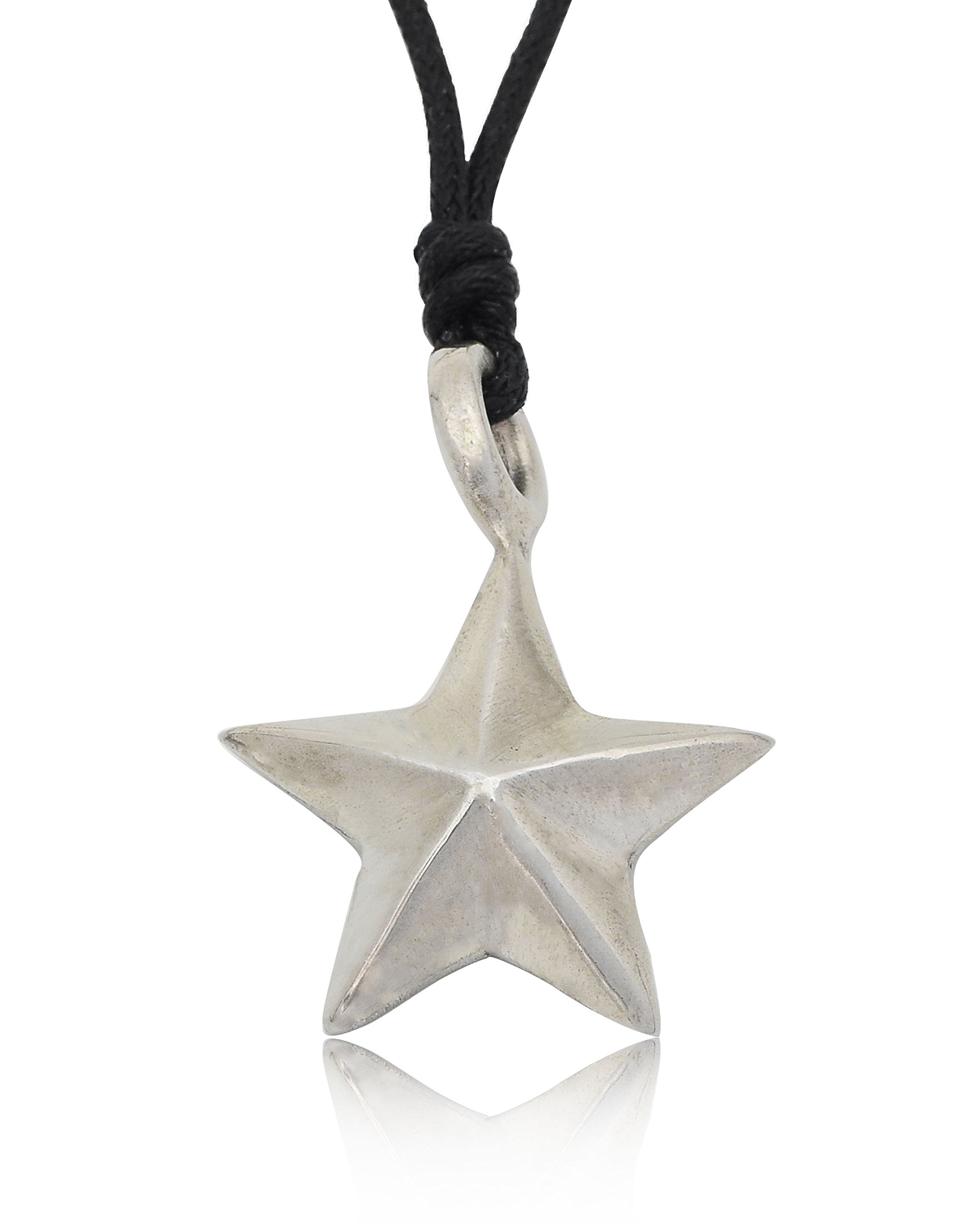 Vietguild Communist Star Silver Pewter Charm Necklace Pendant - Vintage Inspired Jewelry for Men & Women - Perfect for Historical Collectors, Costume Parties & Unique Gifts