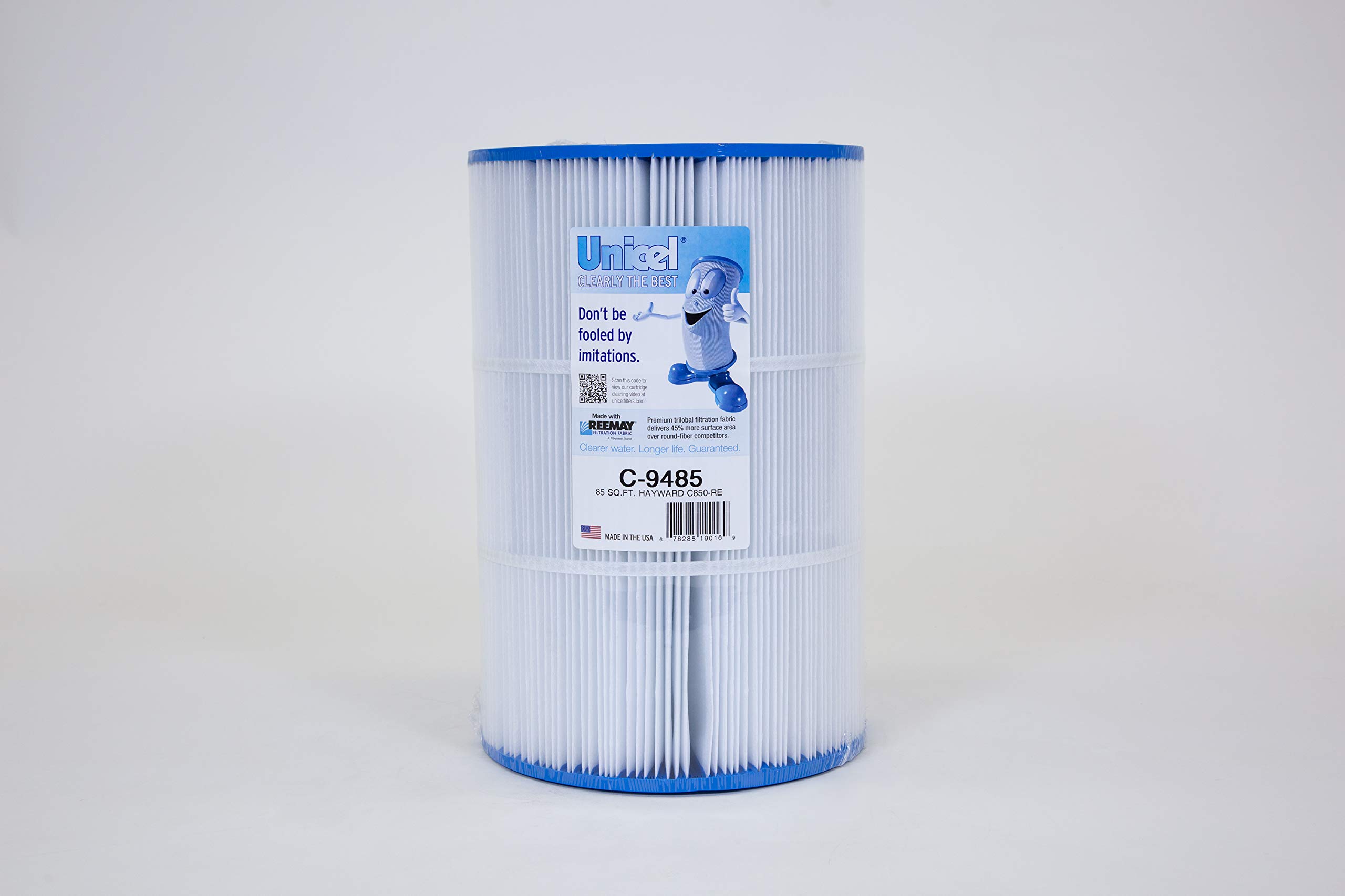 Unicel C-9485 Replacement Filter Cartridge for Hayward CX850RE 85 Sq Ft Pool Filter - White | Compatible with In-Ground and Above-Ground Swimming Pools