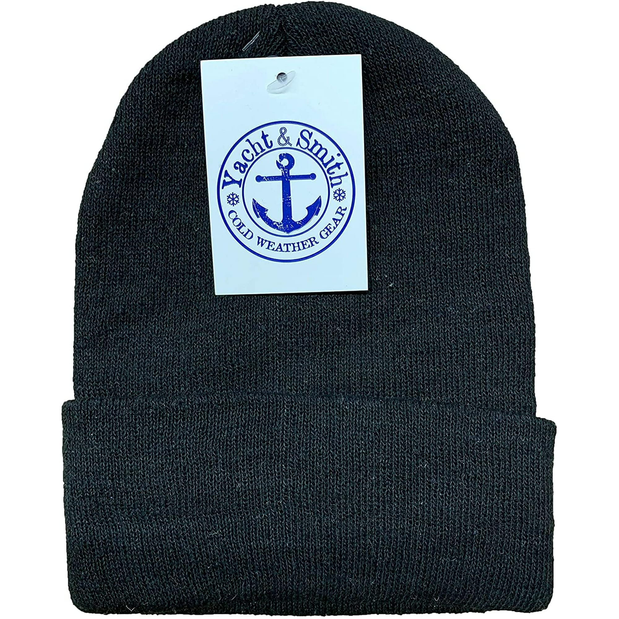 Yacht & Smith Wholesale Winter Beanie and Glove Set - Bulk Pack for Kids & Adults - Warm Knit Hats & Gloves Combo for Cold Weather - Perfect for Schools, Homeless Shelters & Donation Drives
