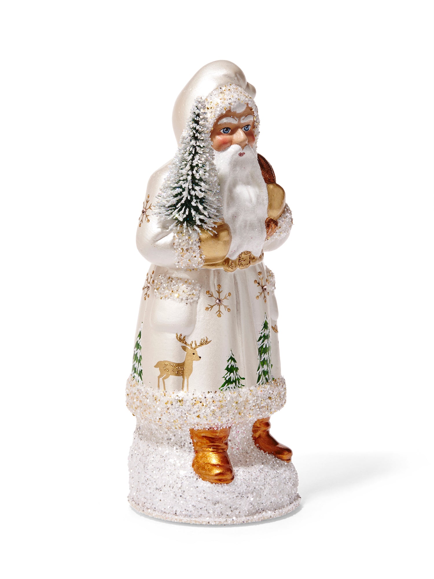 9 Reindeer Santa Christmas Decorations - Festive Holiday Home Decor for Xmas Tree, Mantel & Party
