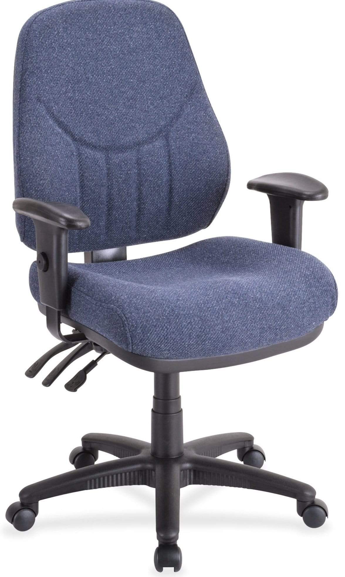 Lorell Bailey Series Multi-Task Office Chair with Adjustable Height & Lumbar Support [LLR81101] - Ergonomic Desk Chair for Home Office, Gaming & Workspace Comfort