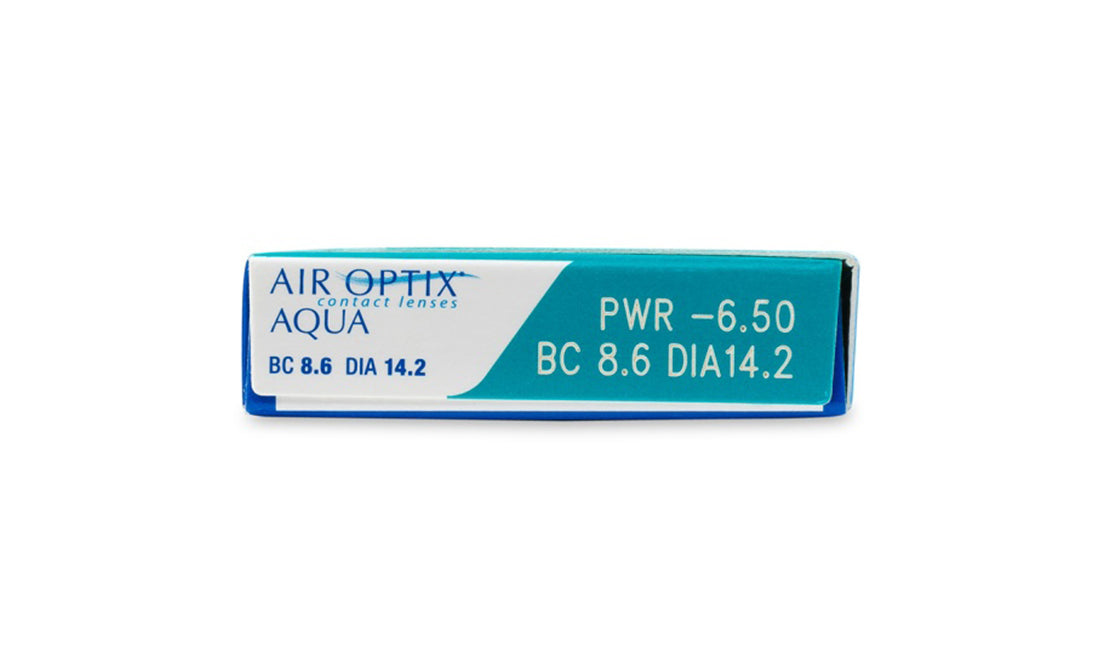 AIR Optix Aqua Contact Lenses - 6 Pack (Monthly Disposable) for Dry Eyes & All-Day Comfort - Perfect for Daily Wear, Sports, and Travel
