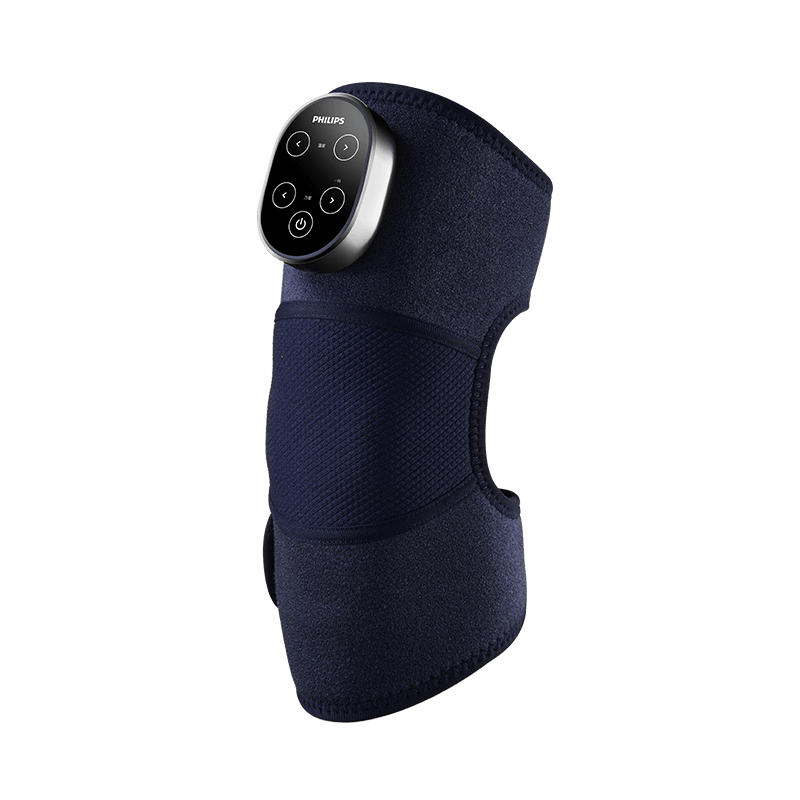 PHILIPS Knee Massager for Pain Relief - Electric Heating & Vibration Therapy for Arthritis, Joint Pain & Recovery - Perfect for Athletes, Seniors & Post-Surgery Use at Home or Office