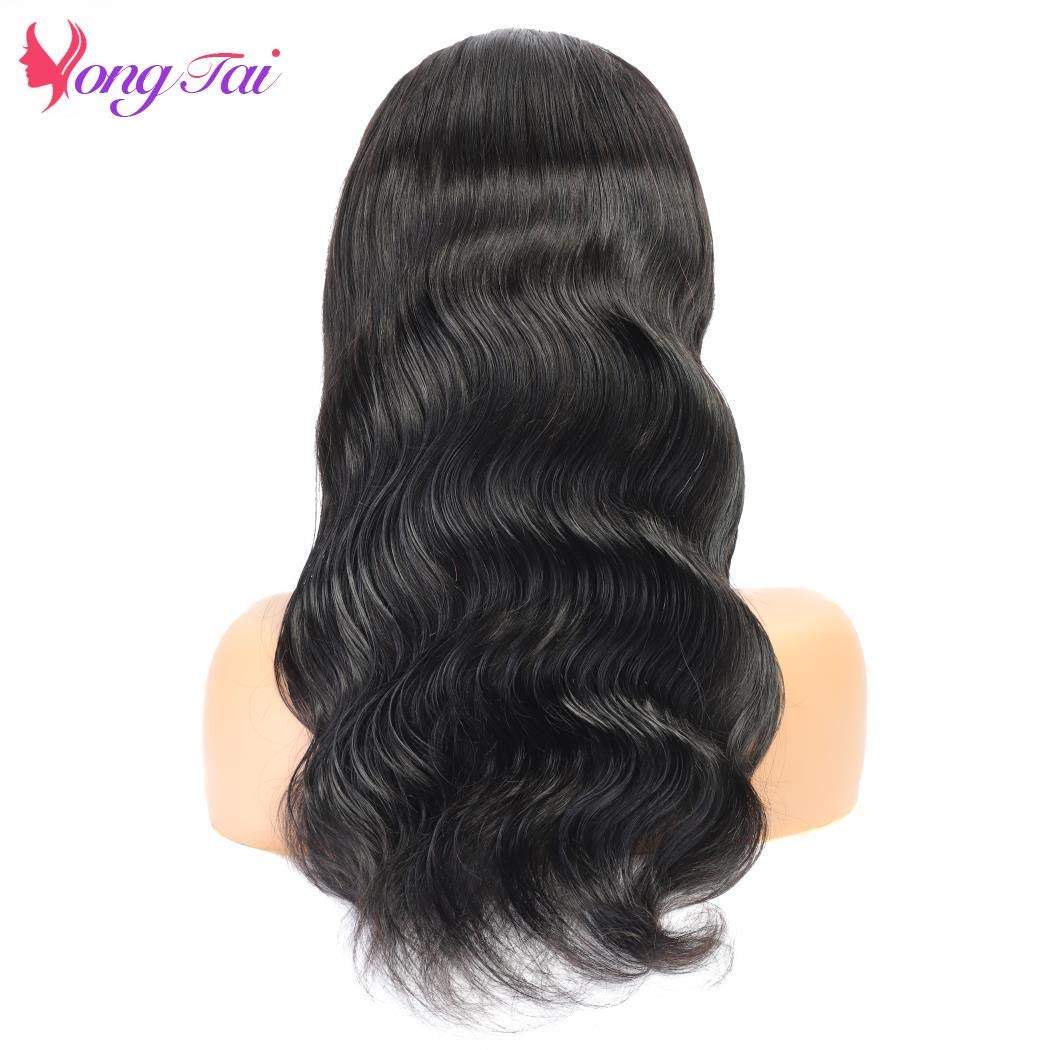 150% Density Glueless Human Hair Scarf Wig - Body Wave Headband Wig with Pre-Attached Scarf | No Lace Wear & Go Wig for Women | 22 Inch Natural Color | Perfect for Daily Wear, Parties & Protective Styling