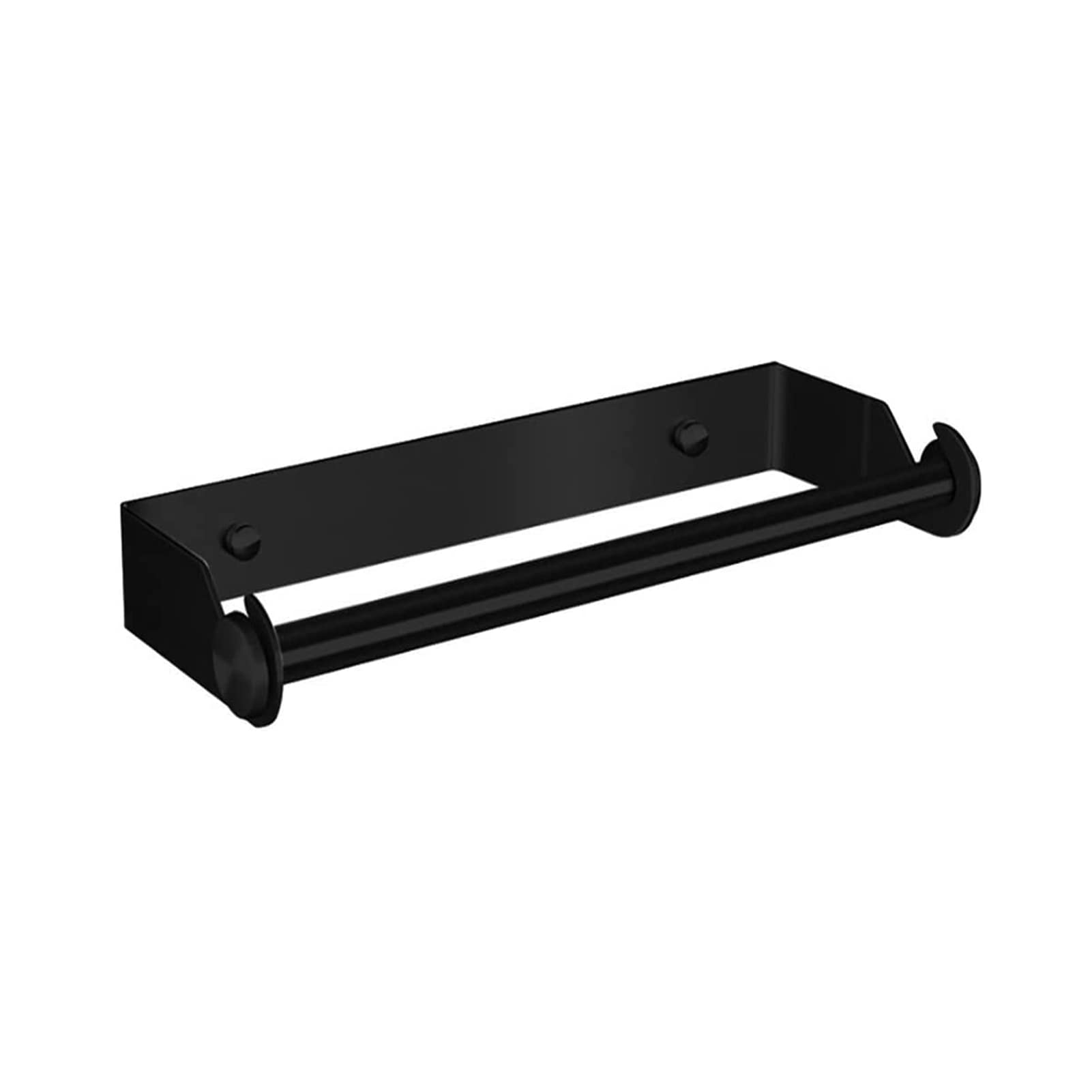 Wall Mounted Paper Towel Holder & Toilet Paper Rack - No Drill Punch-Free Installation for All Paper Roll Sizes - Perfect for Bathroom, Kitchen, Laundry Room & RV Use