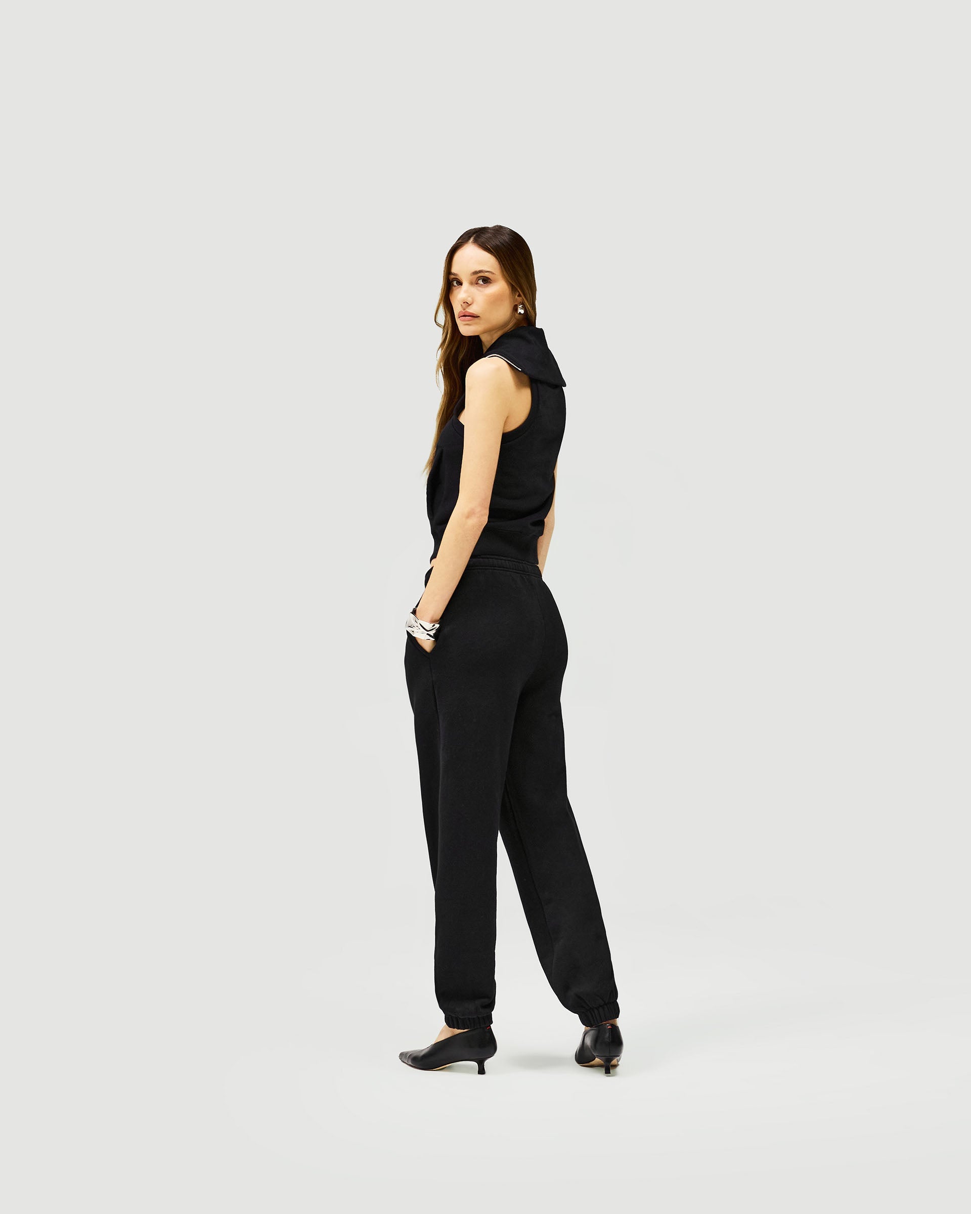 Owners Club Track Pants for Men - Jet Black Athletic Joggers with Comfort Fit & Elastic Waistband | Perfect for Running, Gym Workouts & Casual Wear