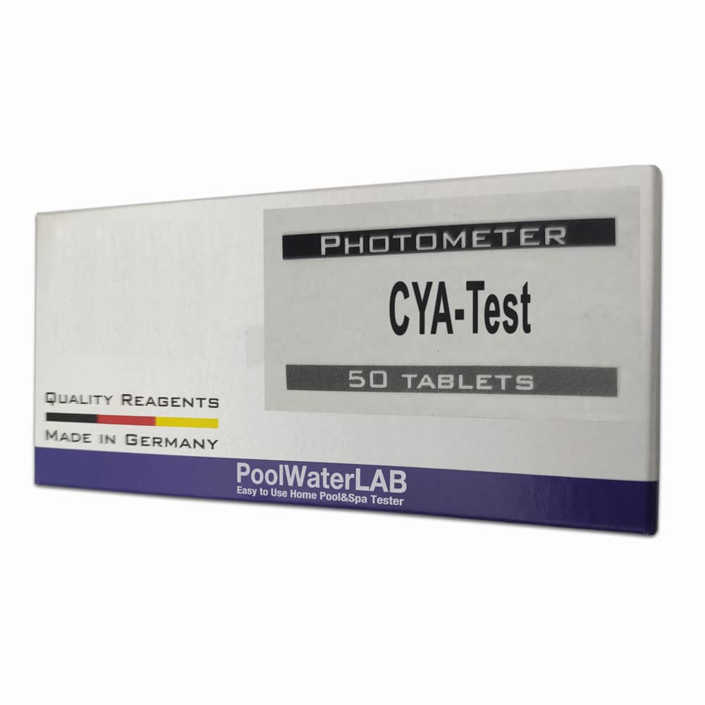 Pool Water Testing Reagents for CyA-Test - Accurate Cyanuric Acid Test Kit for PoolLab & PoolWaterLAB | Ideal for Swimming Pool Maintenance & Water Quality Analysis