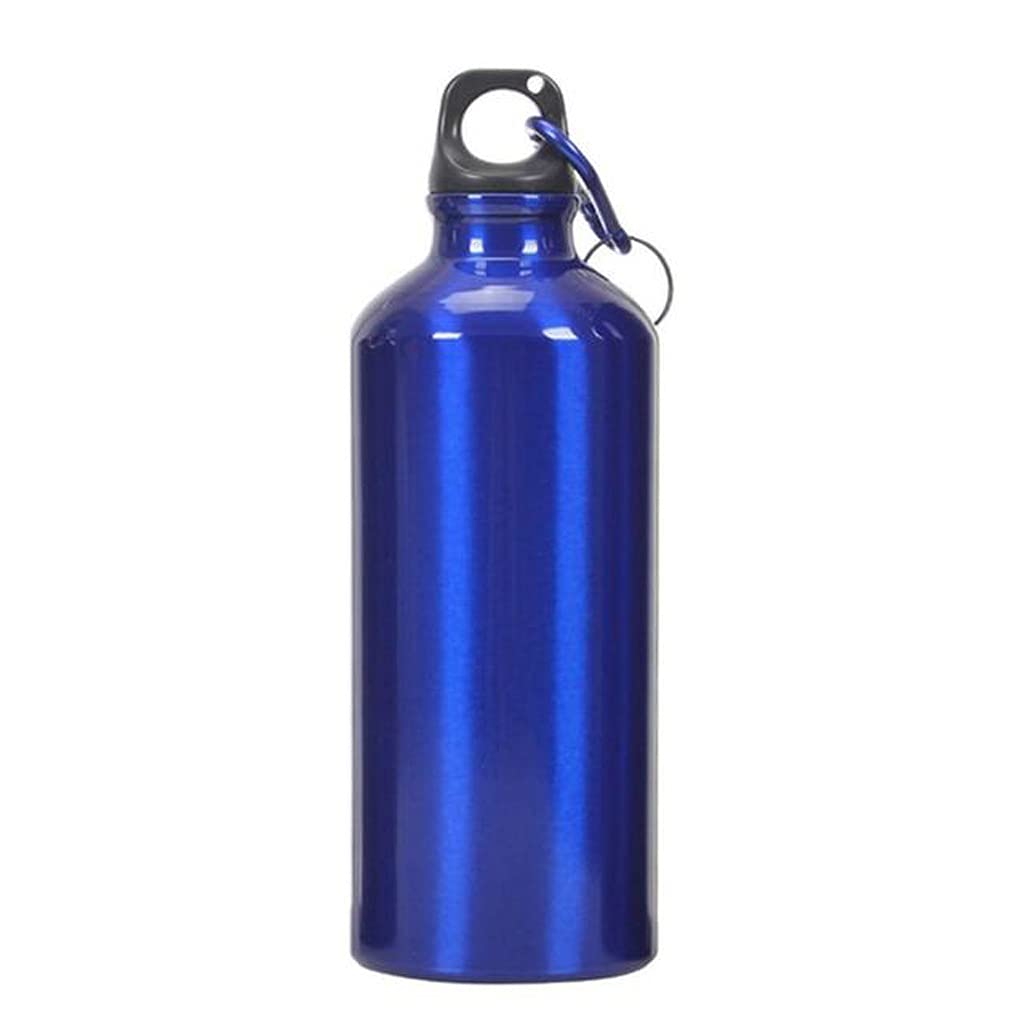CUJUX 24oz Aluminum Sports Water Bottle - Leak Proof, BPA Free, Lightweight Water Bottle for Cycling, Hiking, Gym & Outdoor Activities - Insulated Metal Water Canteen with Lid (Blue) - Perfect for Workouts, Travel & Daily Hydration
