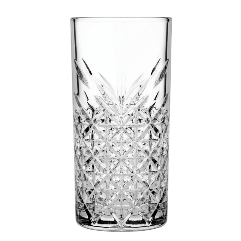Premium Browne Pasabahce 15 Oz Long Drink Glass Set - Elegant Turkish Tea & Coffee Cups for Home, Cafe & Restaurant Use - Perfect for Serving Tea, Iced Coffee & Cocktails