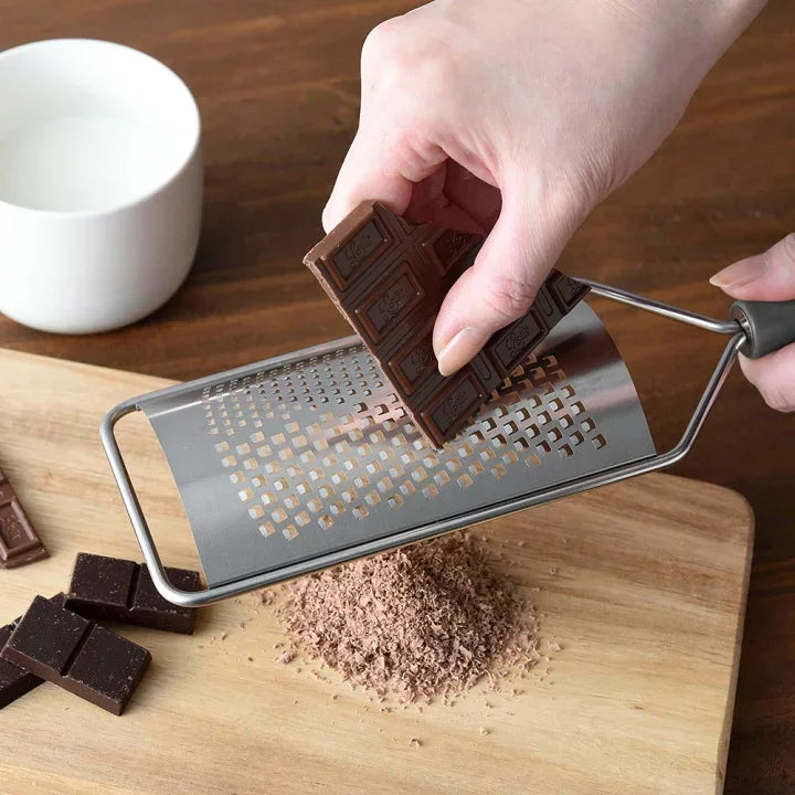 Premium Arnest 2-Way Handheld Cheese Grater - Fine & Coarse Shredding for Parmesan, Cheddar & Hard Cheeses - Perfect for Cooking, Baking & Garnishing Dishes