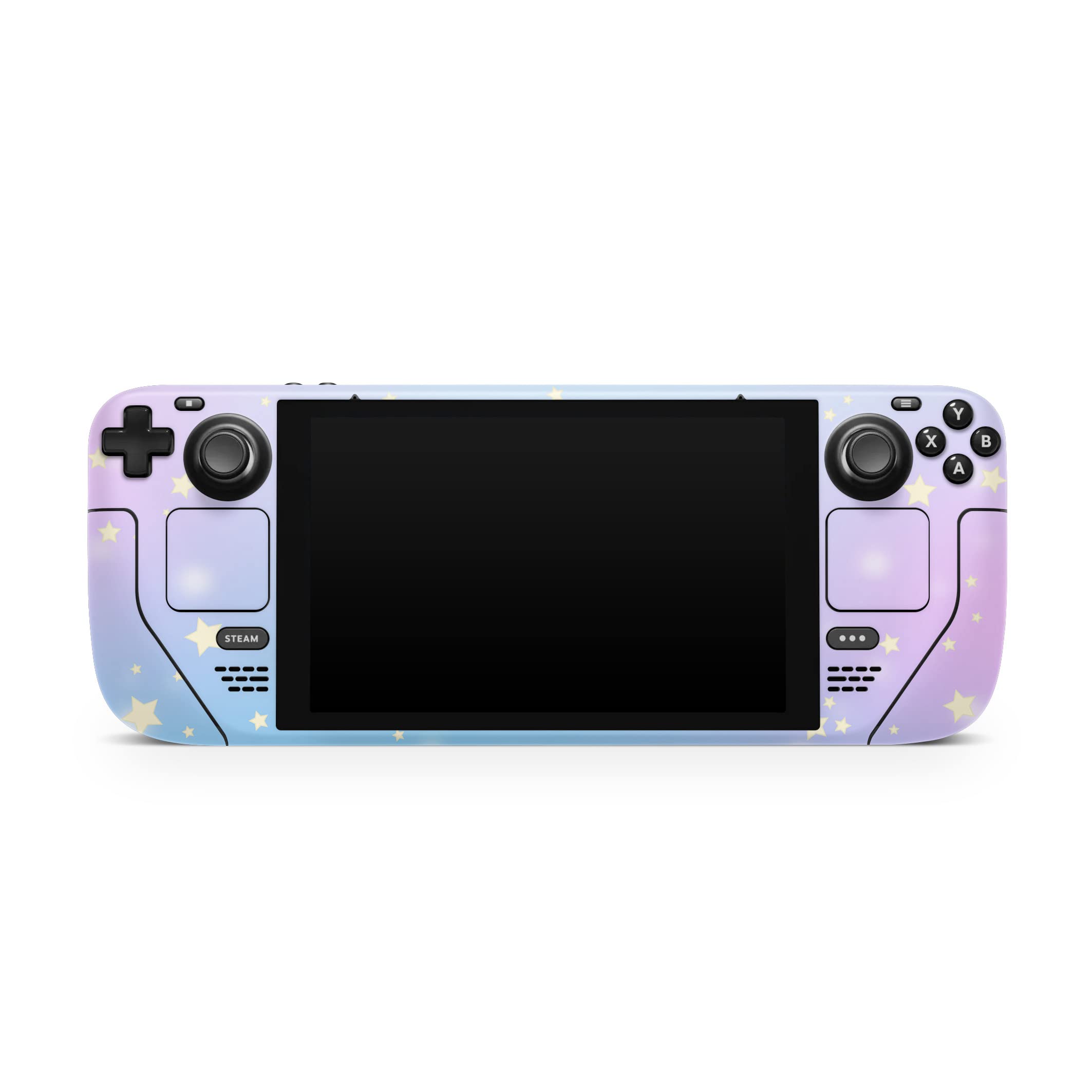 Pastel Starry Sky Blue Premium 3M Vinyl Decal Skin for Steam Deck - Full Wrap Cover Compatible with LCD & OLED Models - Durable Protective Sticker for Gaming, Travel & Everyday Use