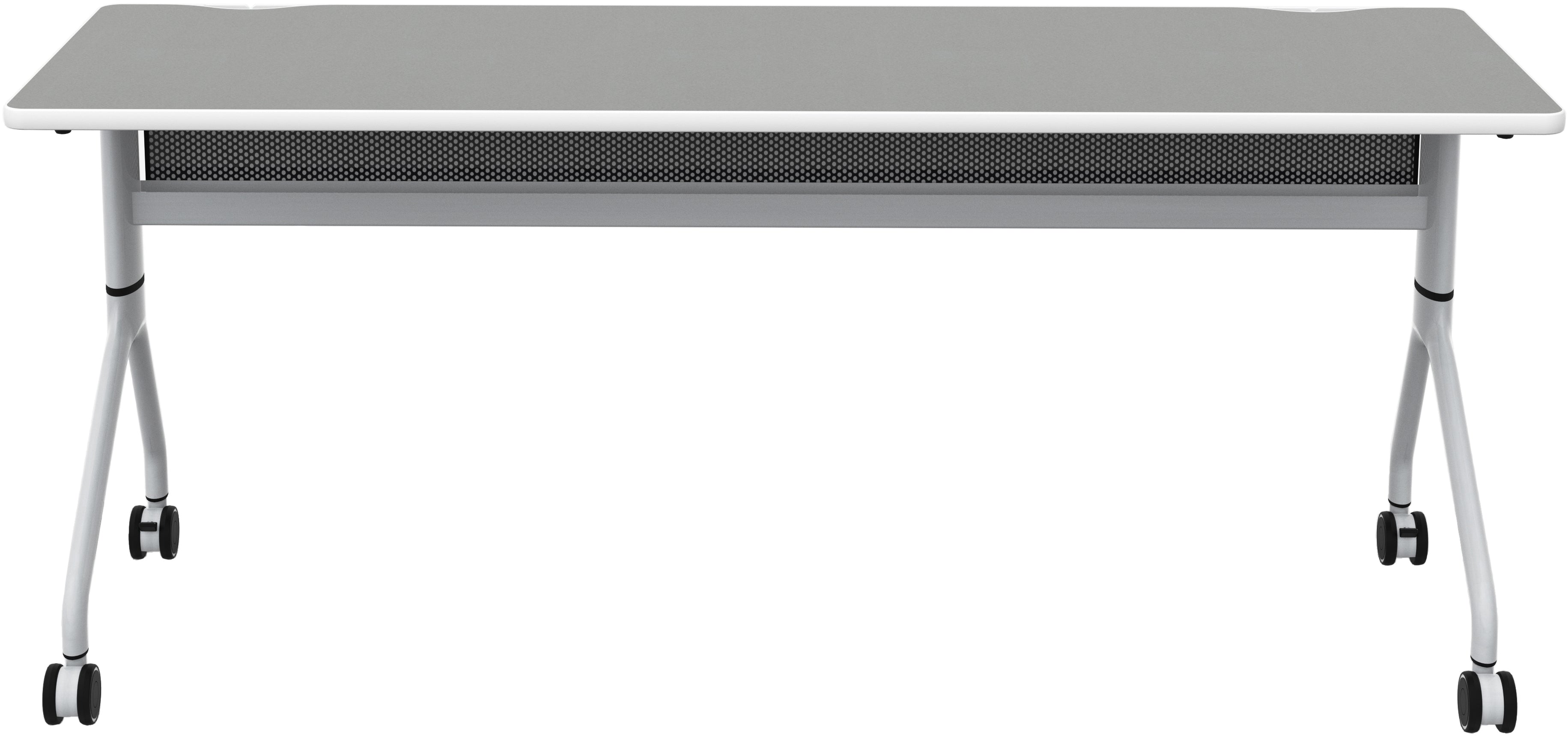 Safco Rumba 72 x 24 Inch Flip Nesting Table - Space Saving Office & Home Furniture for Meetings, Events & Small Spaces [RBA7224FL]