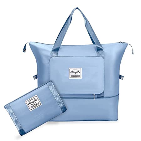blue pouch bag