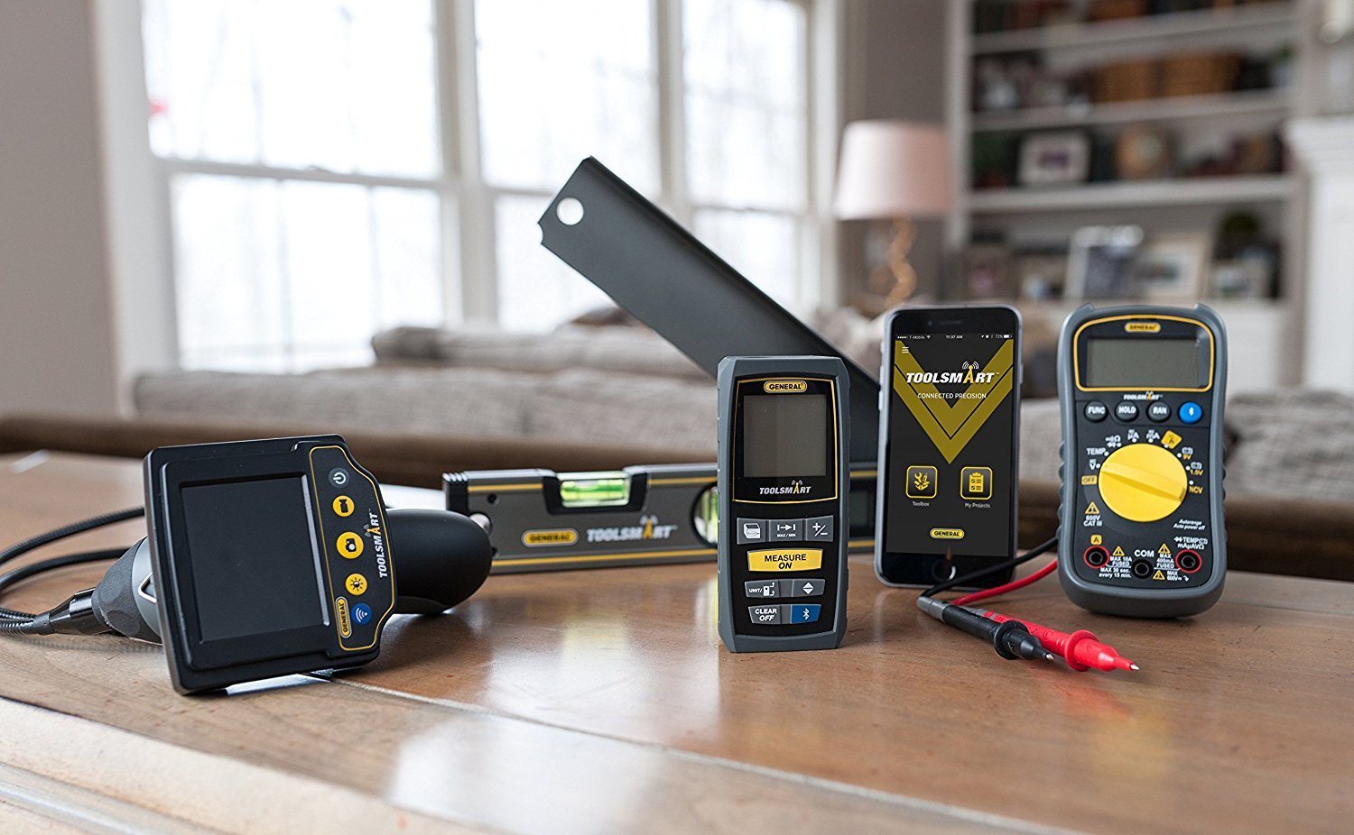 General Tools TS03 ToolSmart WiFi Connected Borescope Video Inspection Camera - 3.3ft Waterproof Probe, 8mm HD Camera & 4 LED Lights for Automotive, Plumbing & HVAC Inspections