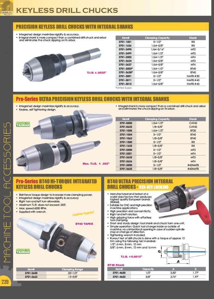 HHIP 3700-5000 Precision Sensitive Hand Drill Feed with 1/8