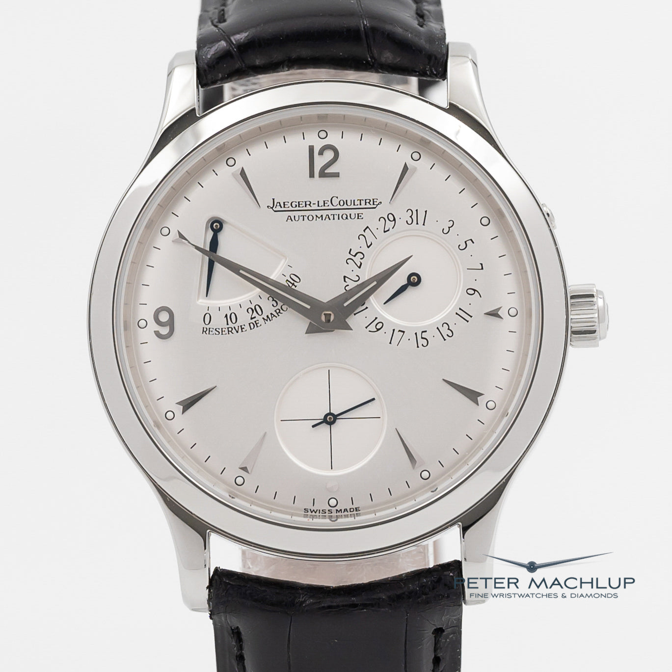 Jaeger-LeCoultre Master Reserve De Marche Automatic Men's Watch 2013 - Luxury Swiss Timepiece for Business & Formal Occasions