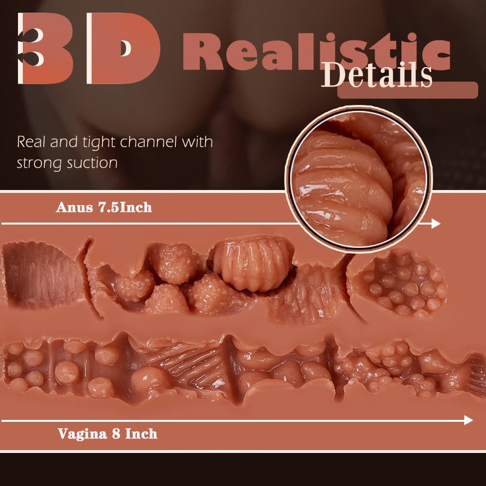 Realistic 166cm (5.45ft) Lifesize TPE Sex Doll for Men - Small Jelly Boobs, Female Torso, Full Body Silicone Adult Toy | Perfect for Discreet Pleasure, Fantasy Fulfillment & Solo Intimacy