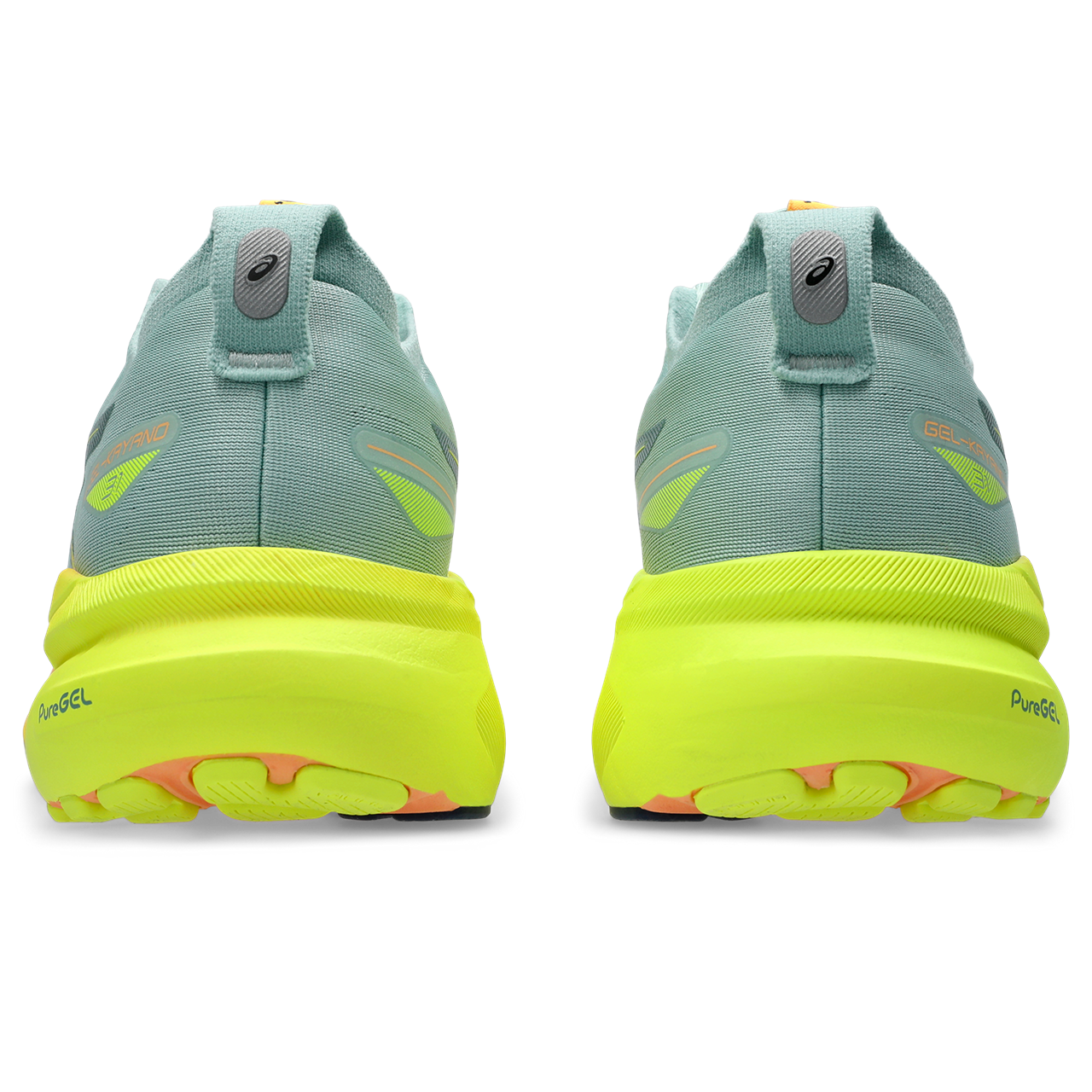 ASICS Women's GEL-Kayano 31 Running Shoes - Light Celadon/Safety Yellow - Stability & Cushion for Road Running, Jogging, Gym Workouts