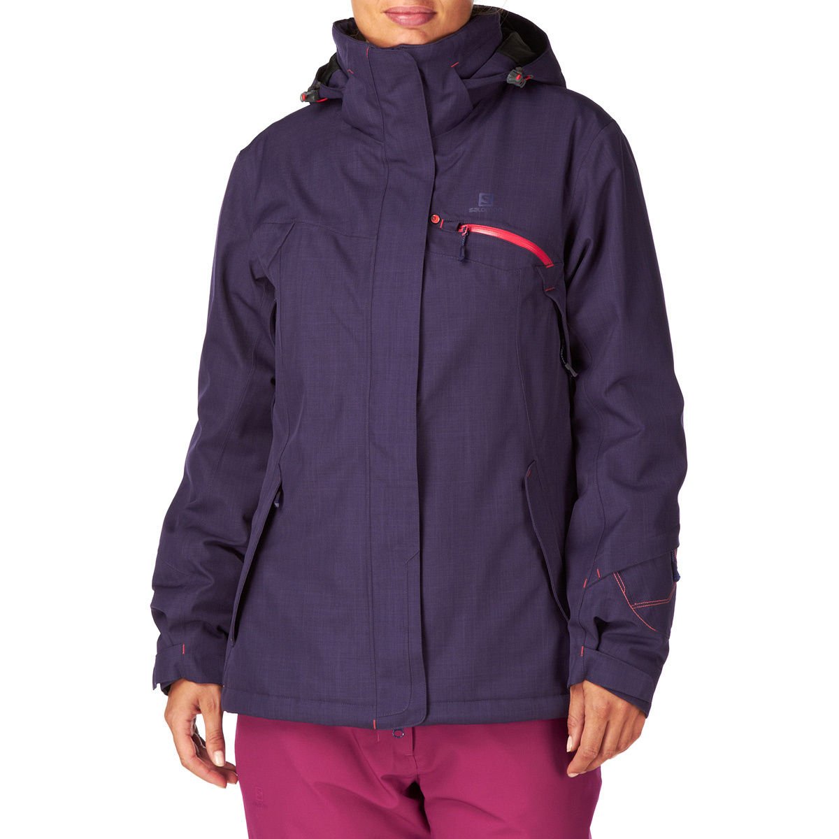 Salomon Women's Fantasy Jacket - Waterproof Winter Coat for Hiking, Skiing & Outdoor Activities | Lightweight Insulated Windbreaker for Cold Weather Adventures